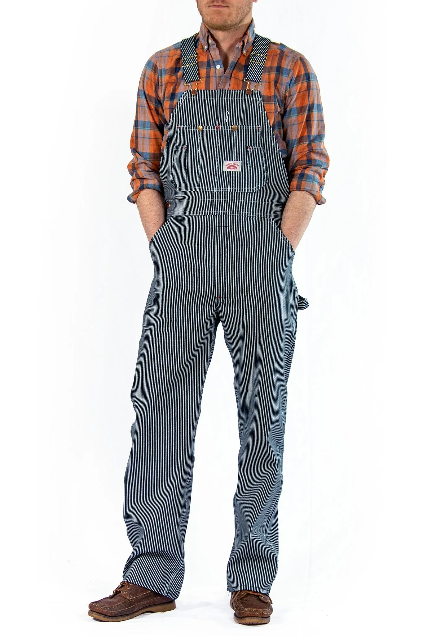 #45 Hickory Stripe Bib Overalls - IRREGULARS