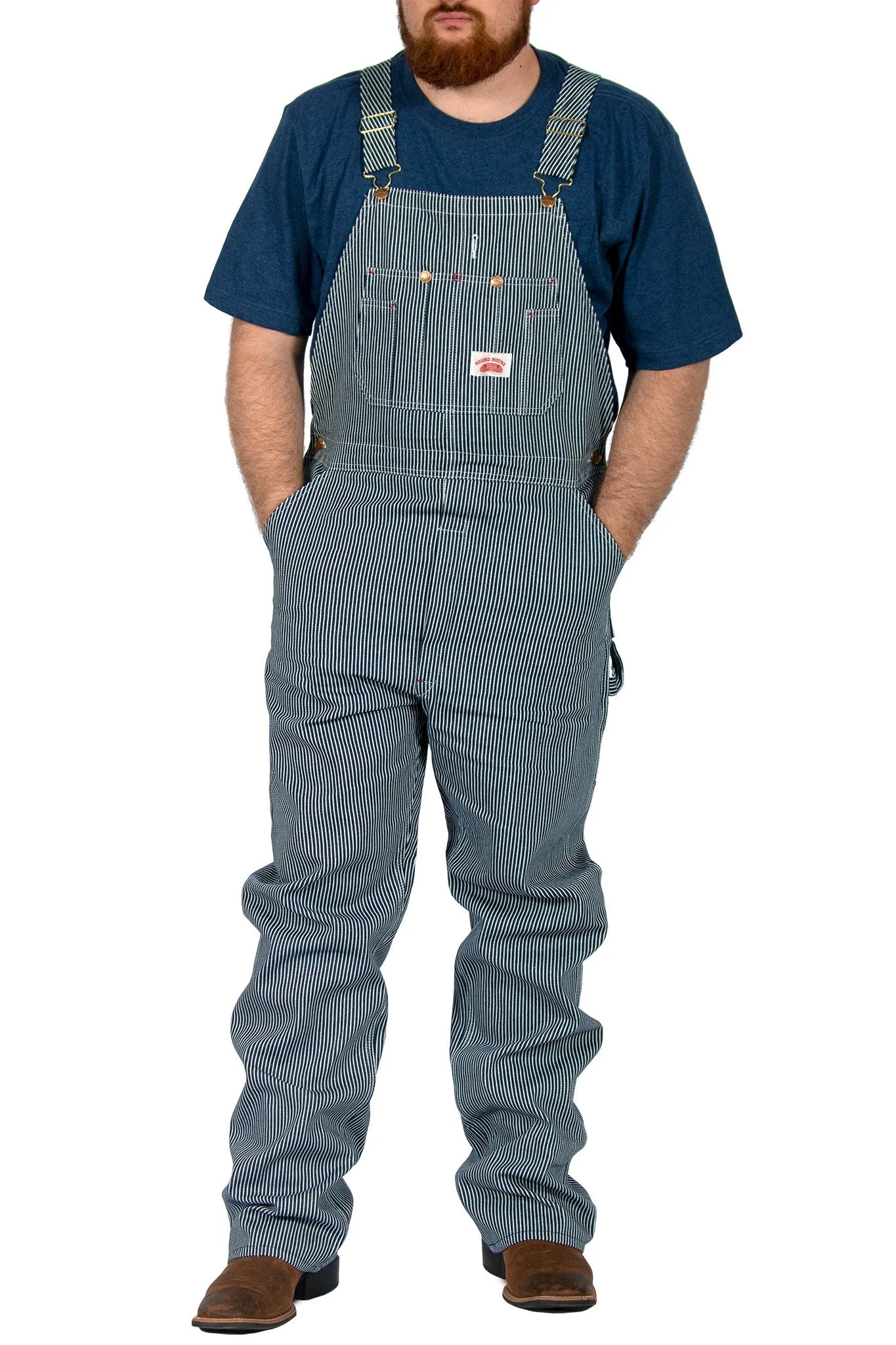 #45 Hickory Stripe Bib Overalls - IRREGULARS