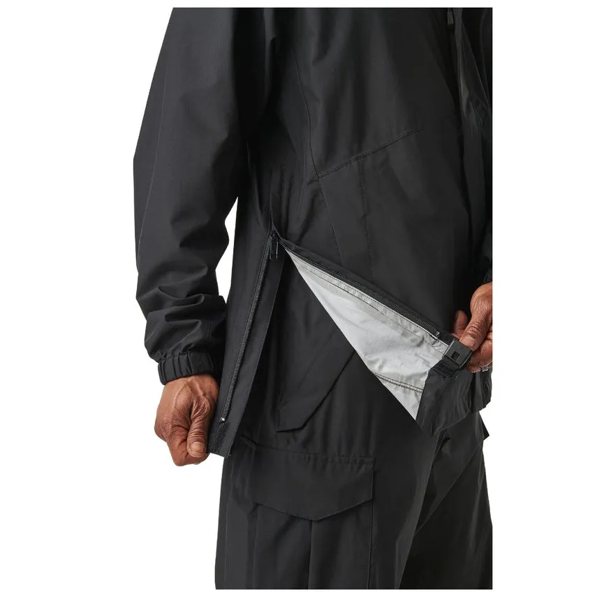 5.11 Duty Rain Shell | Black and Navy