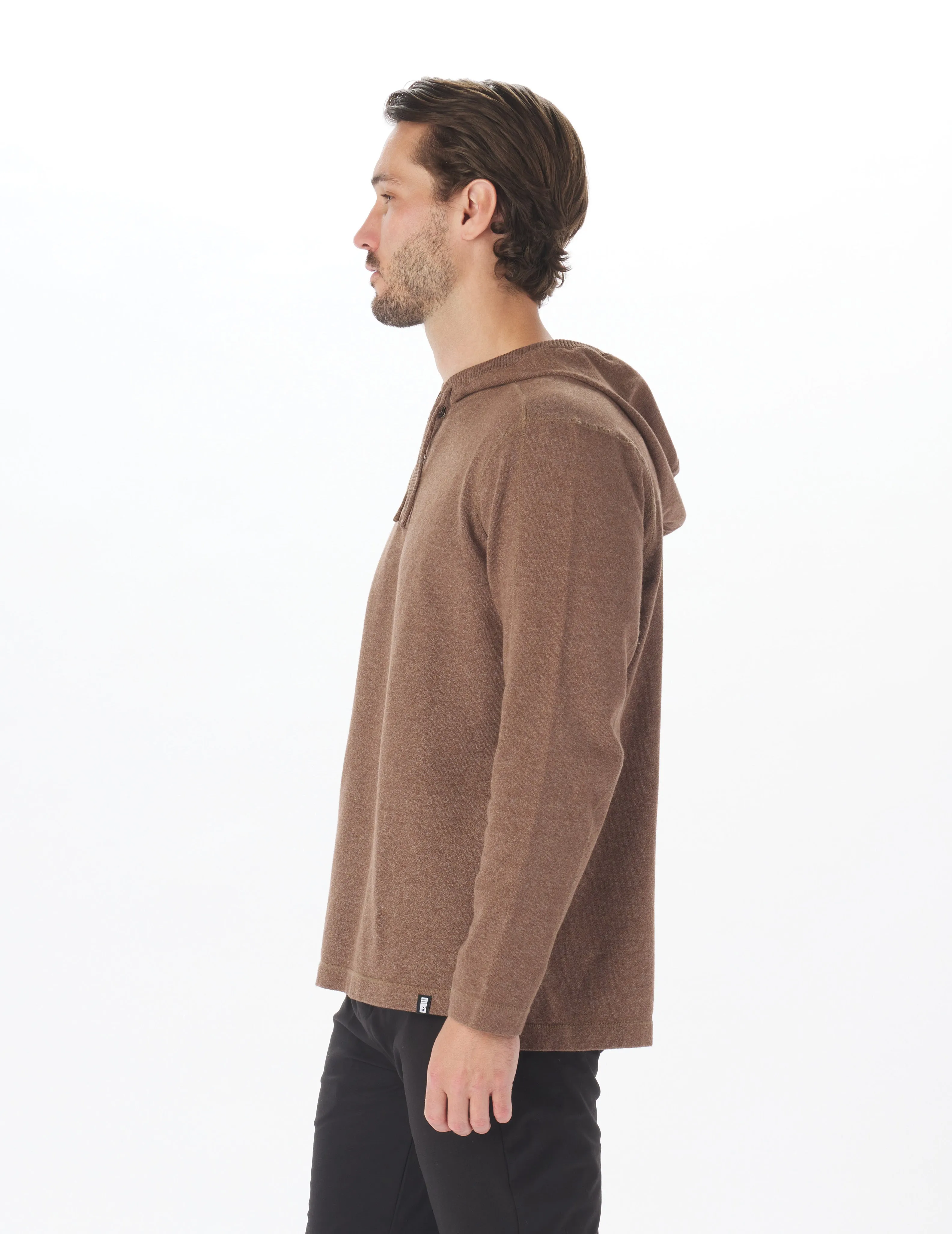 Ace Hooded Sweater: Espresso