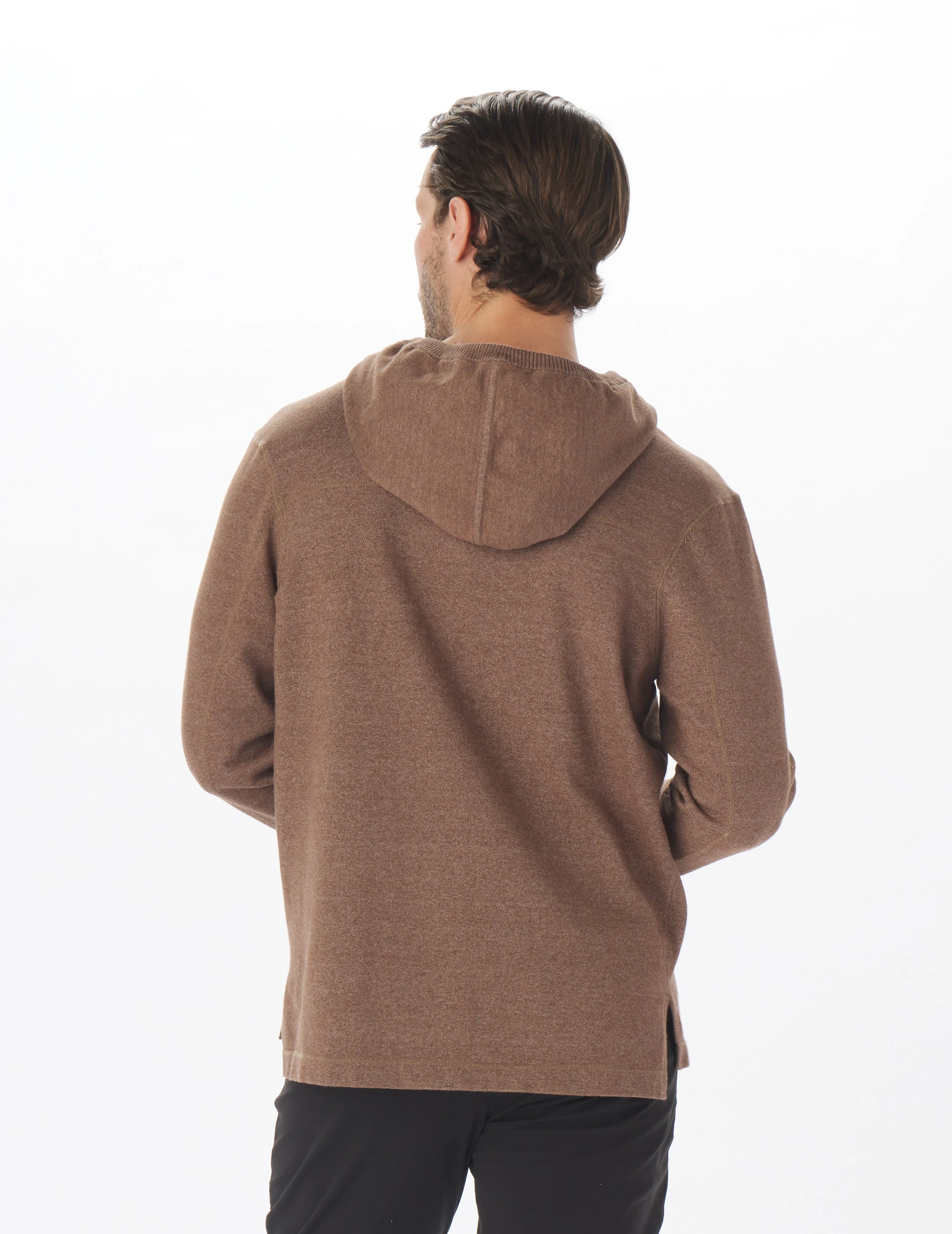 Ace Hooded Sweater: Espresso