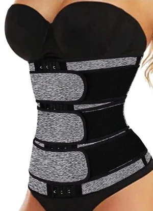 Acelitt Women Ladies Waist Trainer Weight Loss Corset Trimmer Belt Waist Cincher Body Shaper, Size S-XXXL