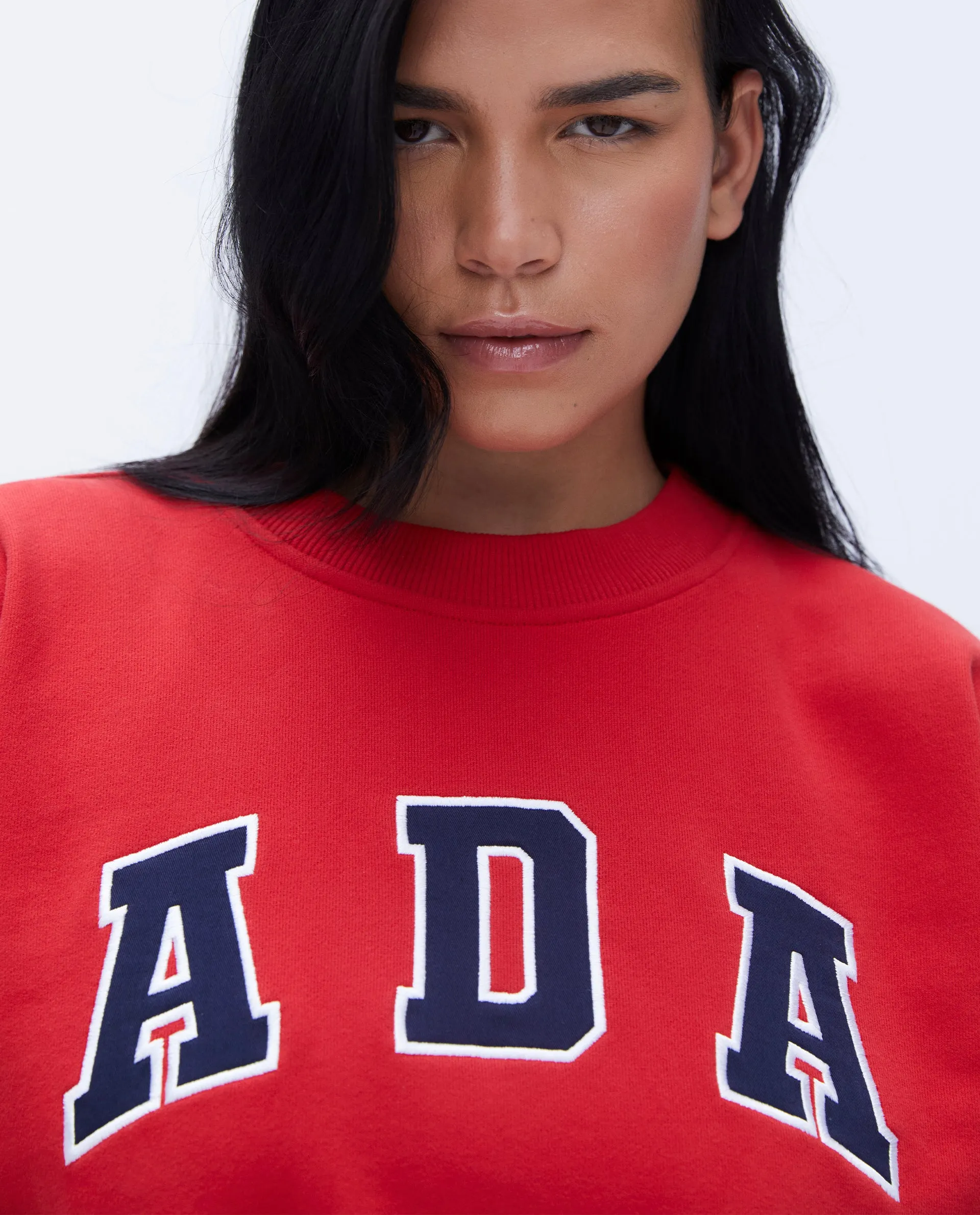 ADA Oversized Sweatshirt - Classic Red