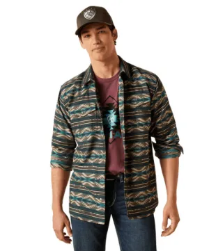 Ariat Men's Harper Cashmere Aztec Retro Fit Long Sleeve Shirt 10047356