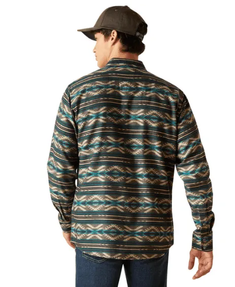 Ariat Men's Harper Cashmere Aztec Retro Fit Long Sleeve Shirt 10047356