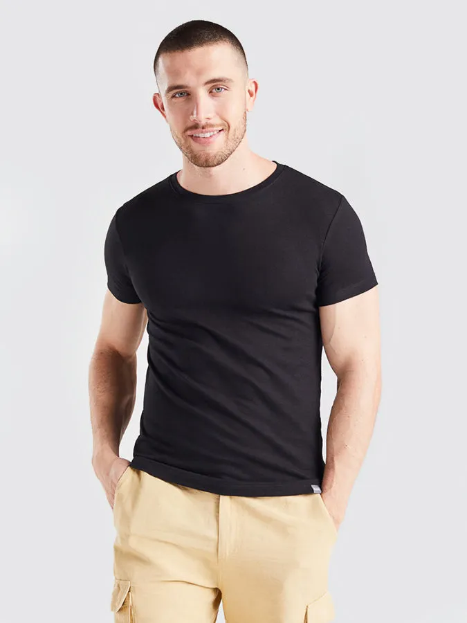 BAM - Origin Luxe Men's Bamboo T-Shirt - Black