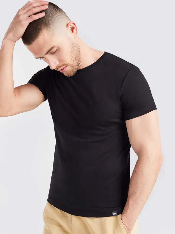 BAM - Origin Luxe Men's Bamboo T-Shirt - Black