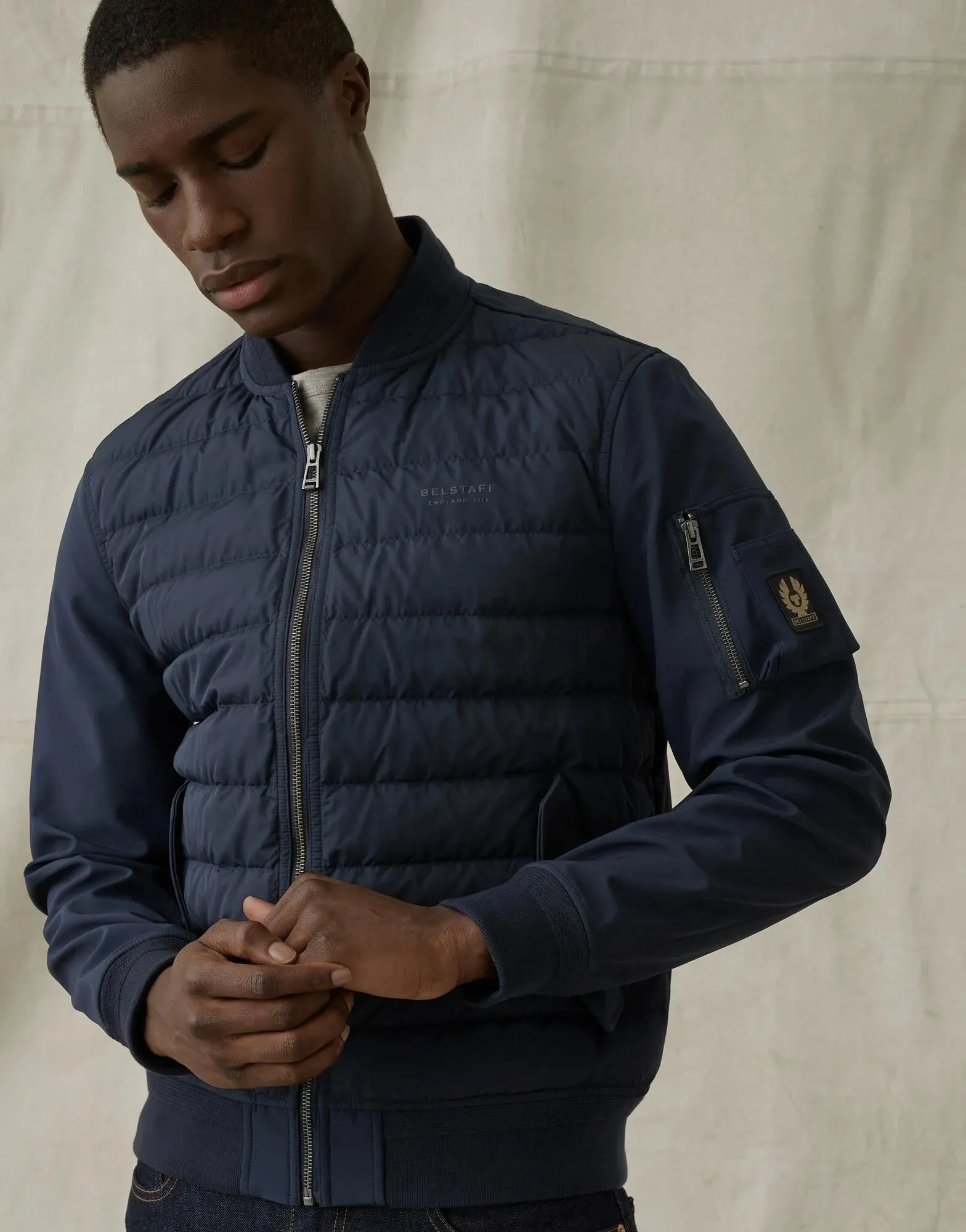 Belstaff Mantle Jacket in Dark Navy