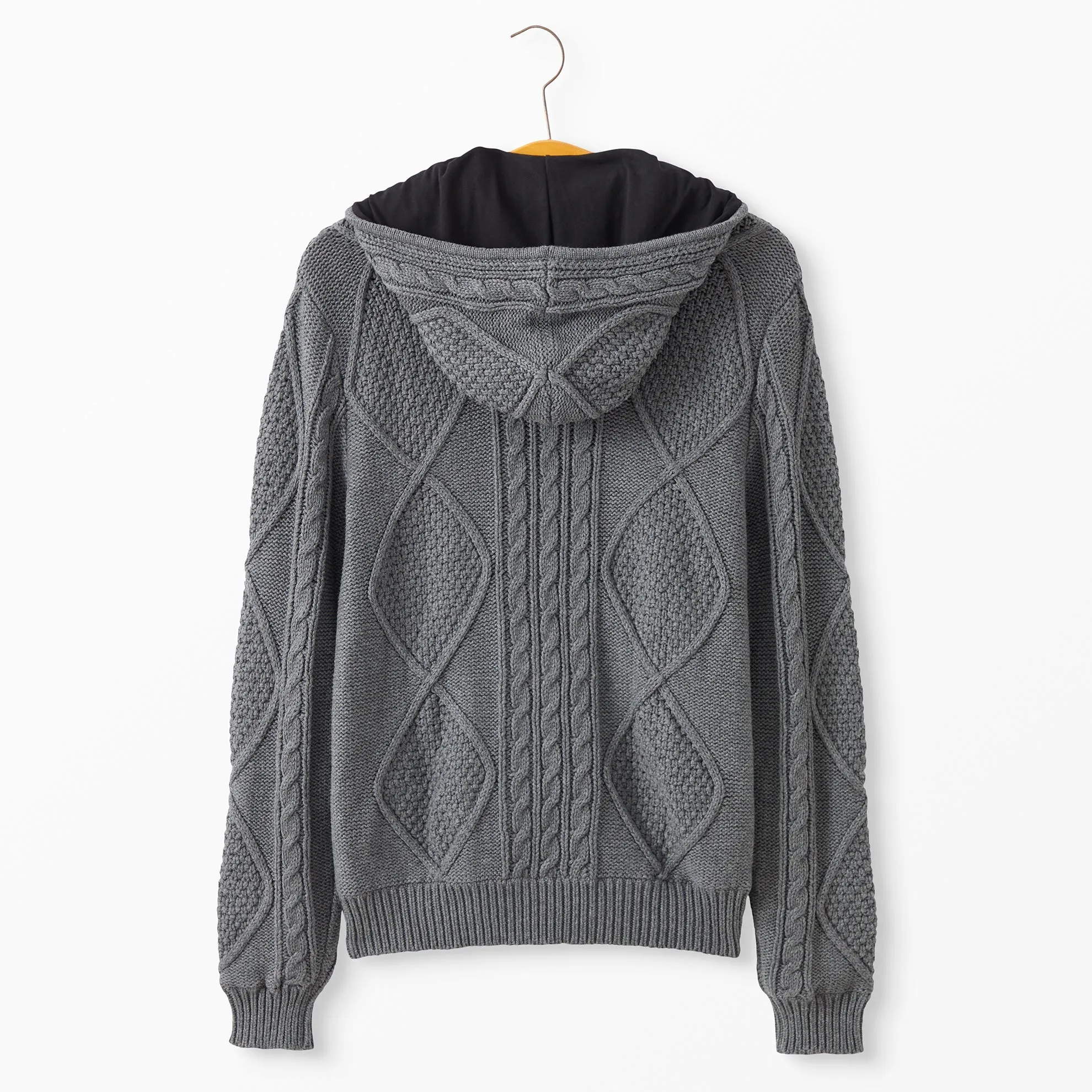 Cable Knit Hoodie