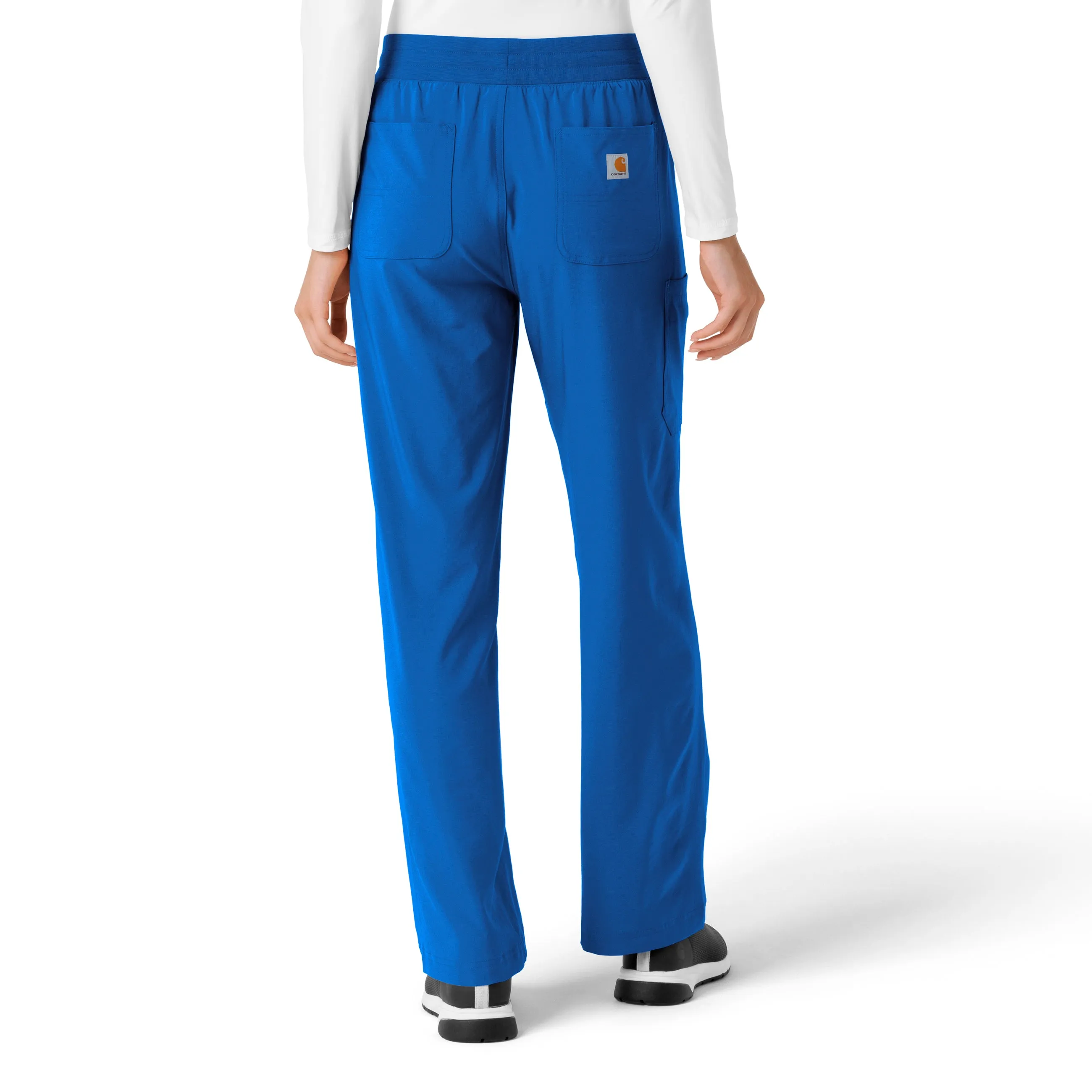 Carhartt Force Cross-Flex Women's Boot Cut Scrub Pant - Royal