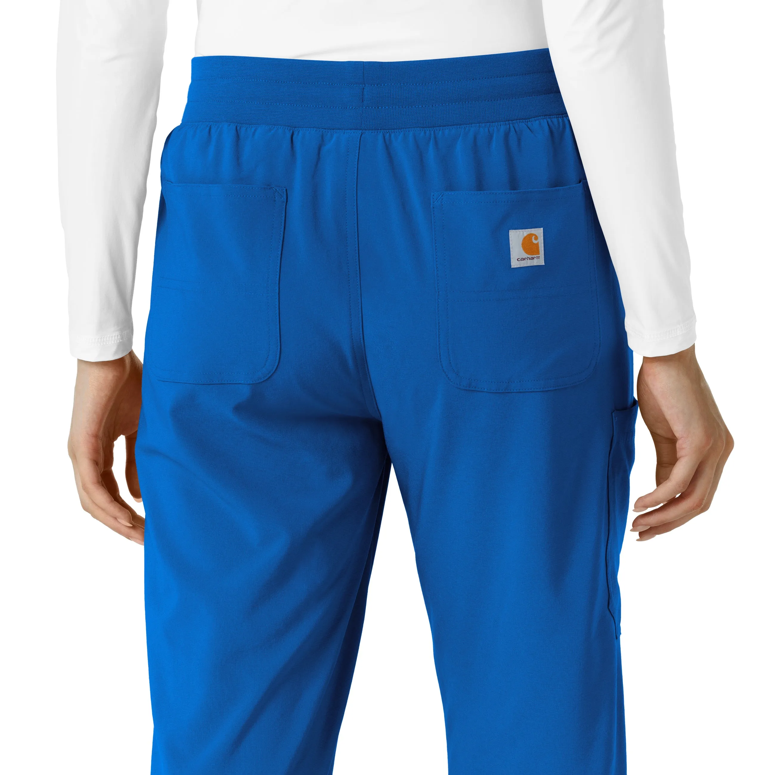 Carhartt Force Cross-Flex Women's Boot Cut Scrub Pant - Royal