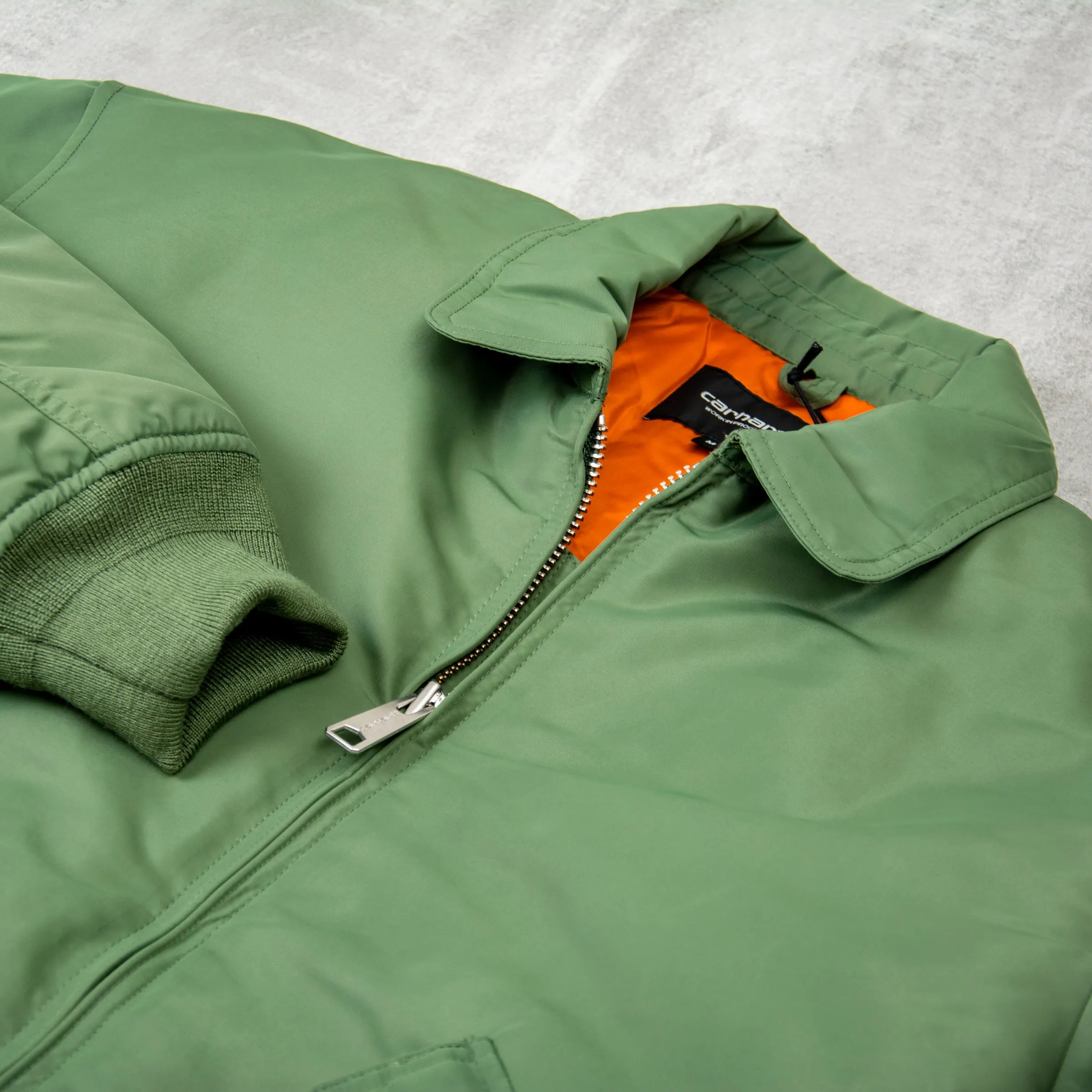 Carhartt WIP Olten Bomber - Duck Green / Tumeric