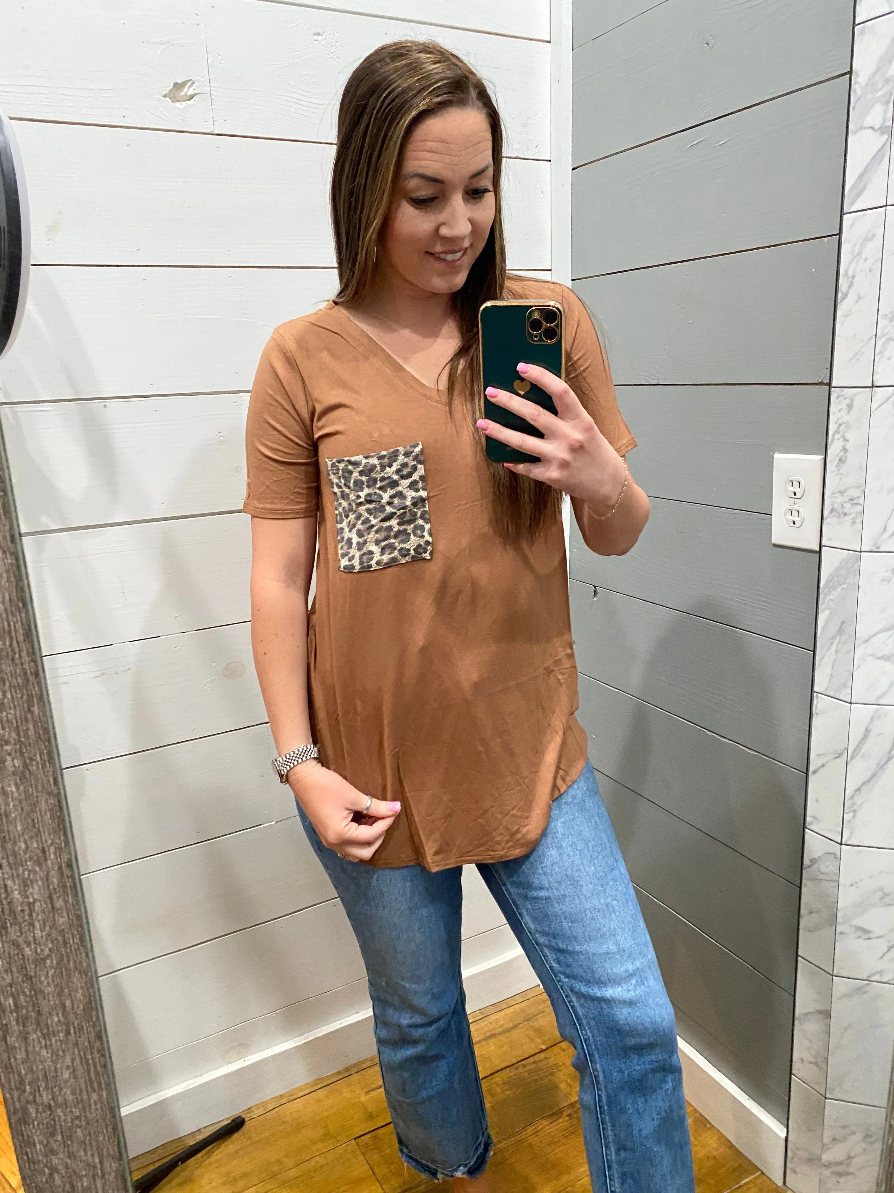 Carol Top- Deep Camel