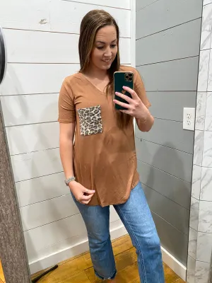 Carol Top- Deep Camel