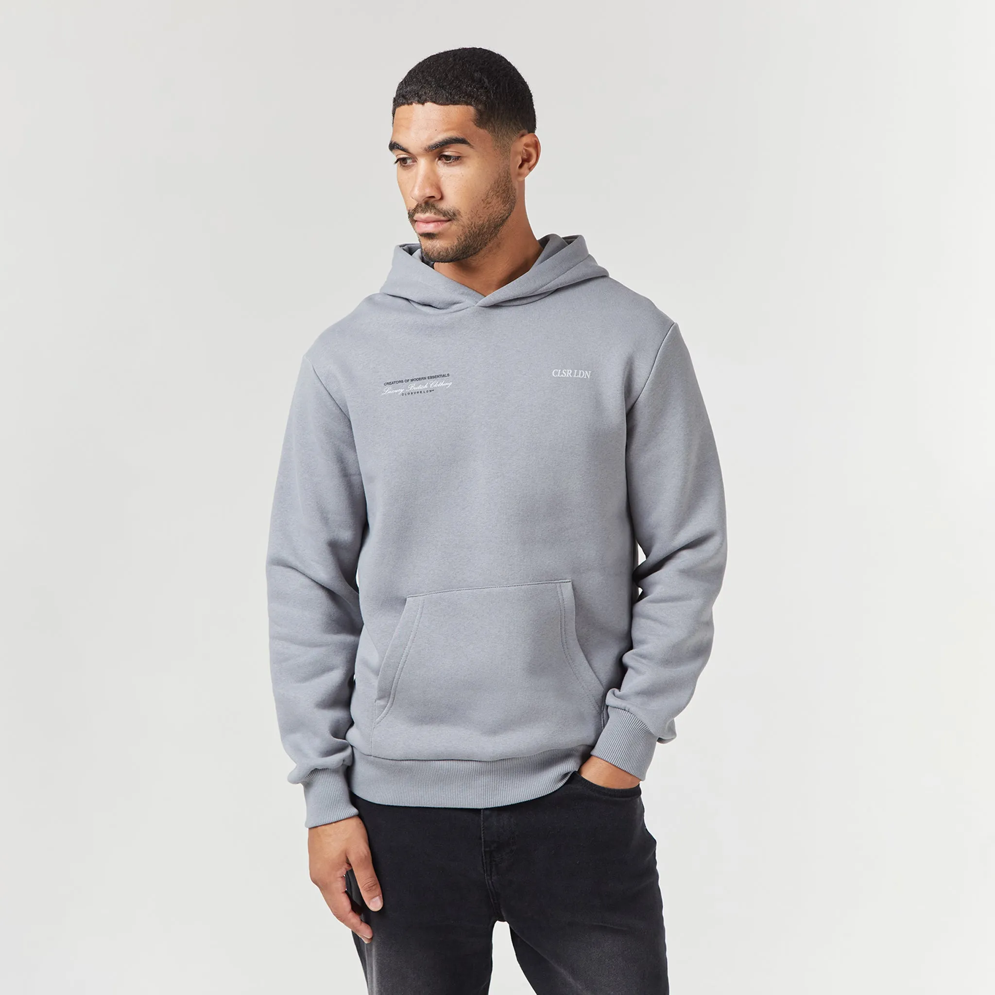 CLSR LDN Luxe Hoodie | Mid Grey