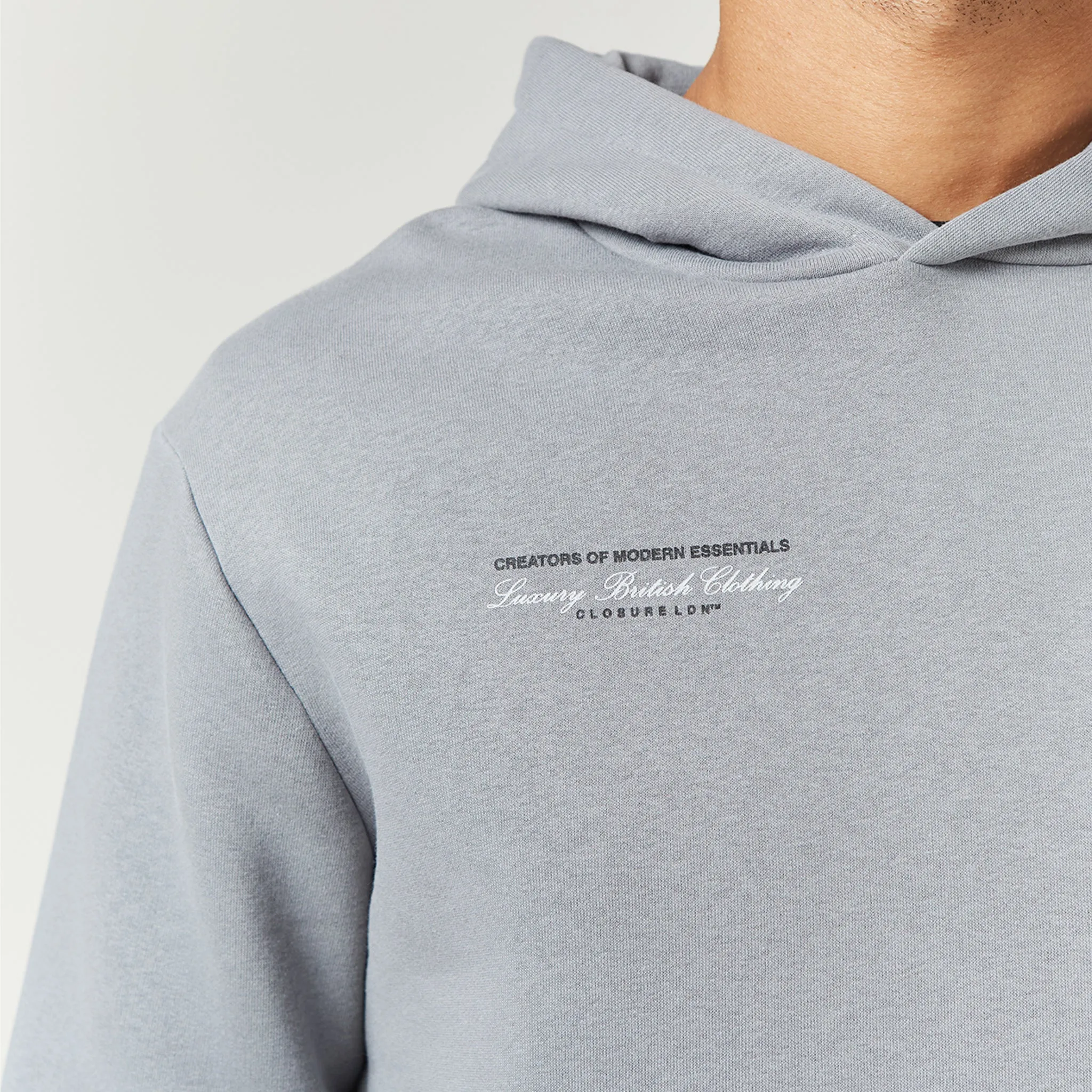 CLSR LDN Luxe Hoodie | Mid Grey