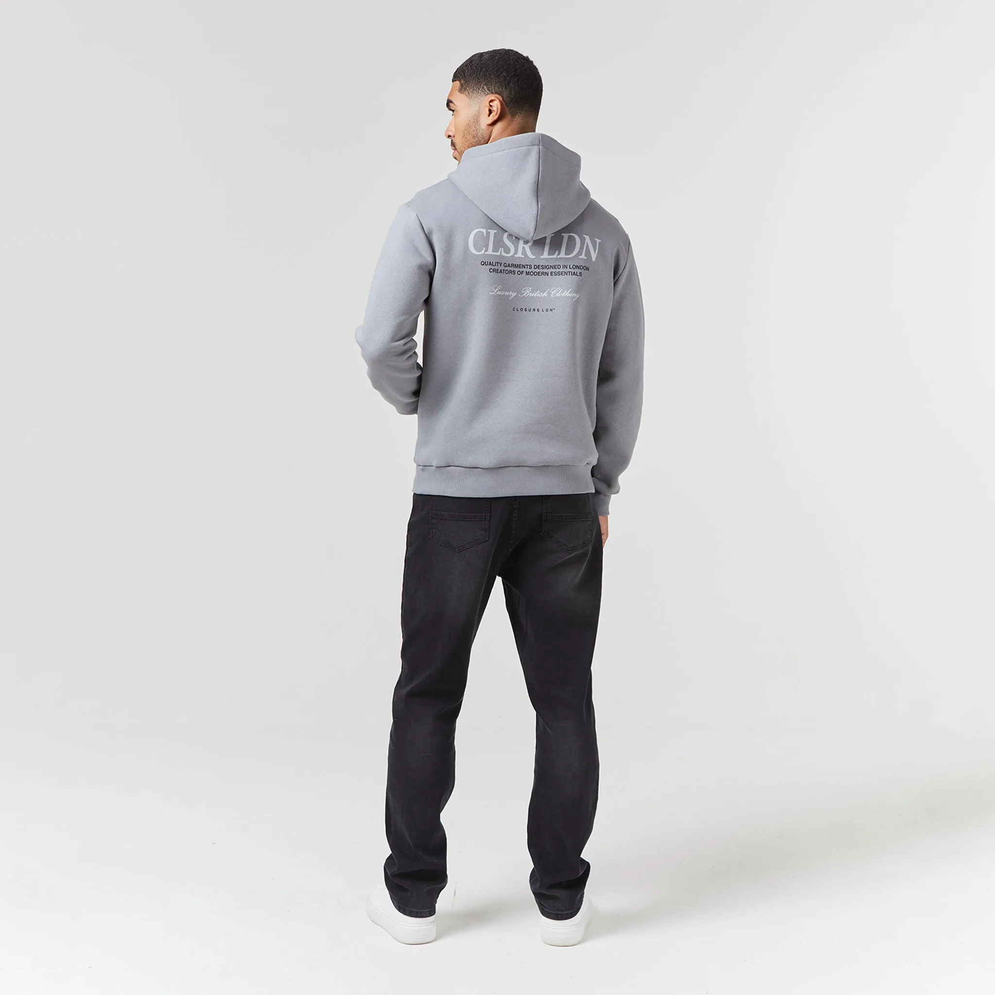 CLSR LDN Luxe Hoodie | Mid Grey