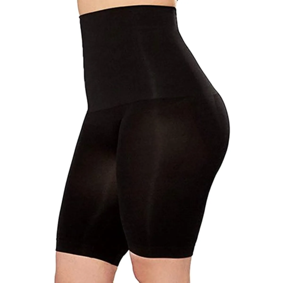 Comfia Shapewear Shorts - Seamless Comfort and Slimming Support (Small, Black)