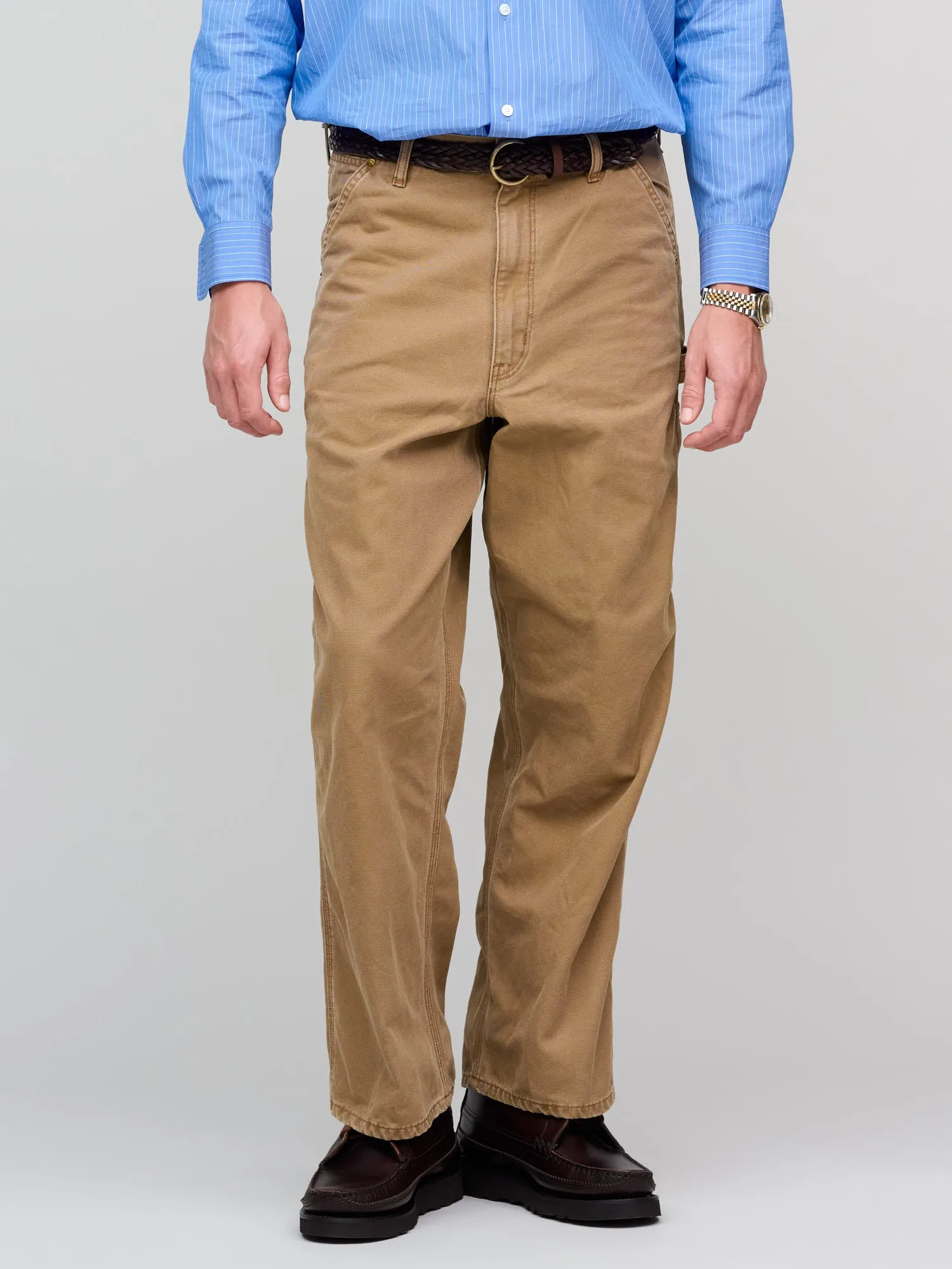 Dad's Fit Painter Pants, Brown