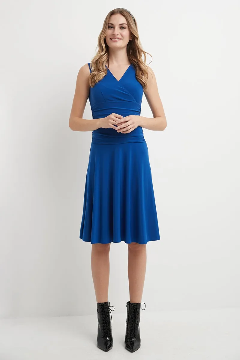 Form-Fitting Sleeveless Dress with Tummy Control