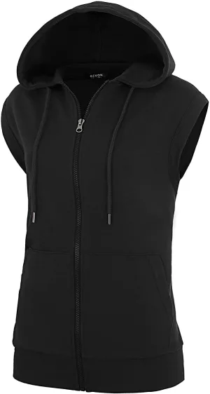 GIVON Womens Comfortable Long Sleeve Lightweight Zip-up Hoodie with Kanga Pocket(XS~4XL)