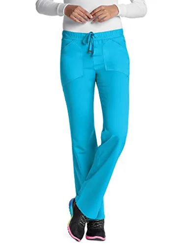 HeartSoul 20102A Scrubs Women's Head Over Heels Drawn to You Low Rise Drawstring Pant