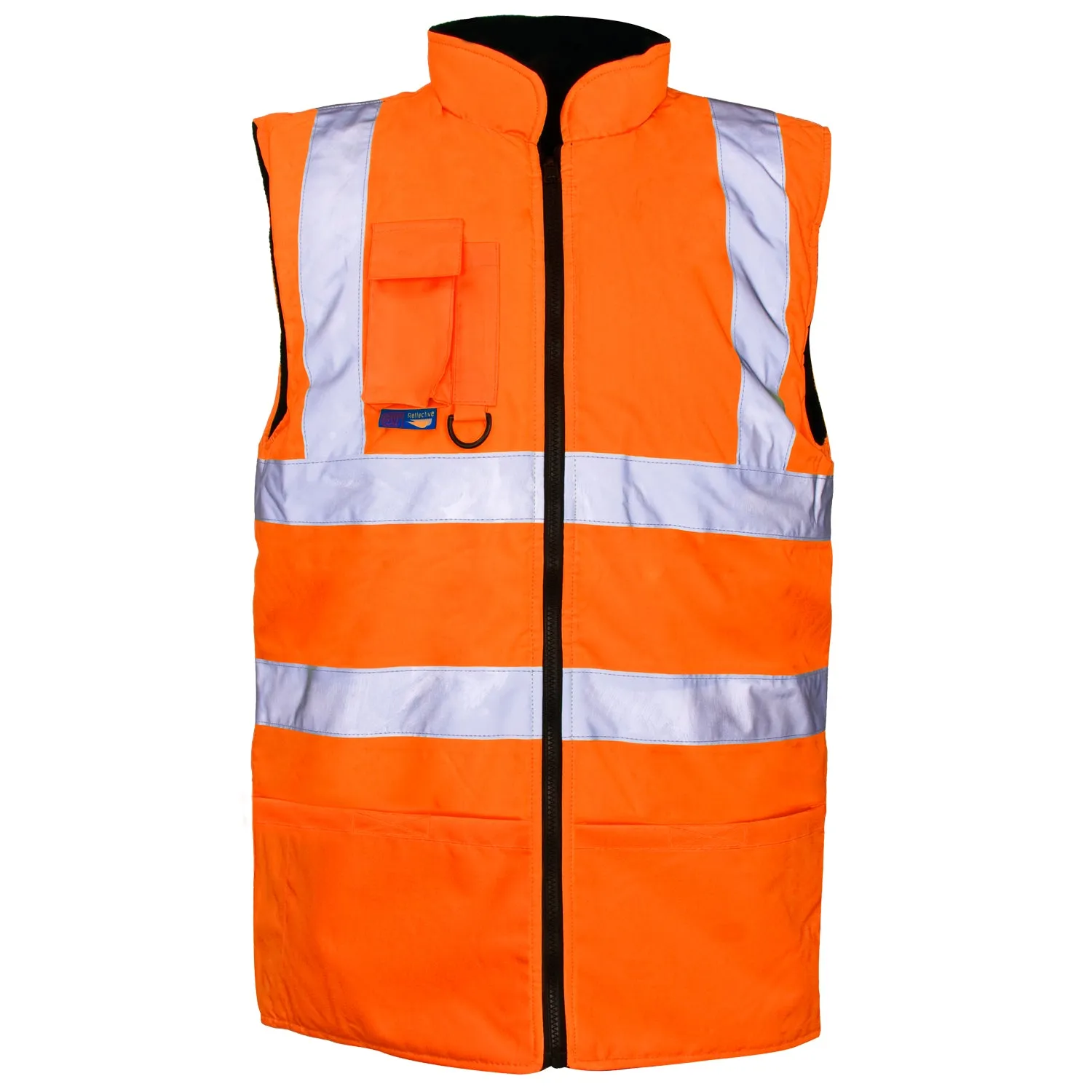 Hi Vis Orange Reversible Bodywarmer