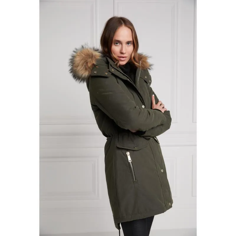 Holland Cooper Montana Ladies Parka Jacket - Khaki