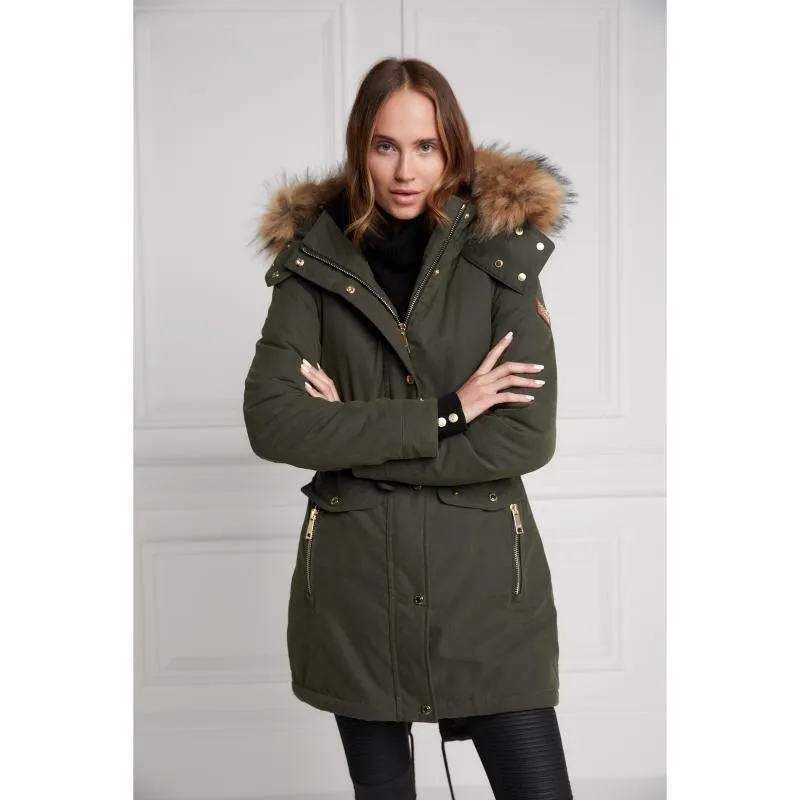 Holland Cooper Montana Ladies Parka Jacket - Khaki