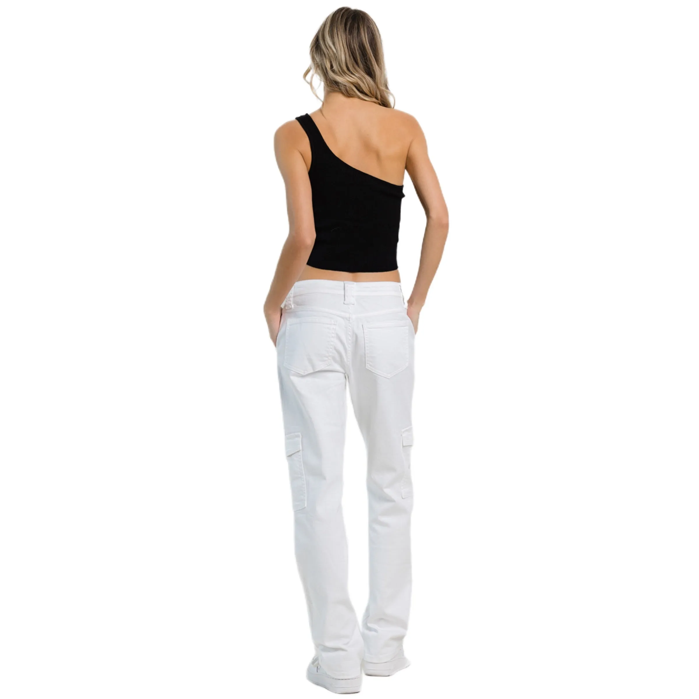 Jelly Jeans White Straight Cargo Pants Size 1, 3, 5, 7, 9, 11, 13