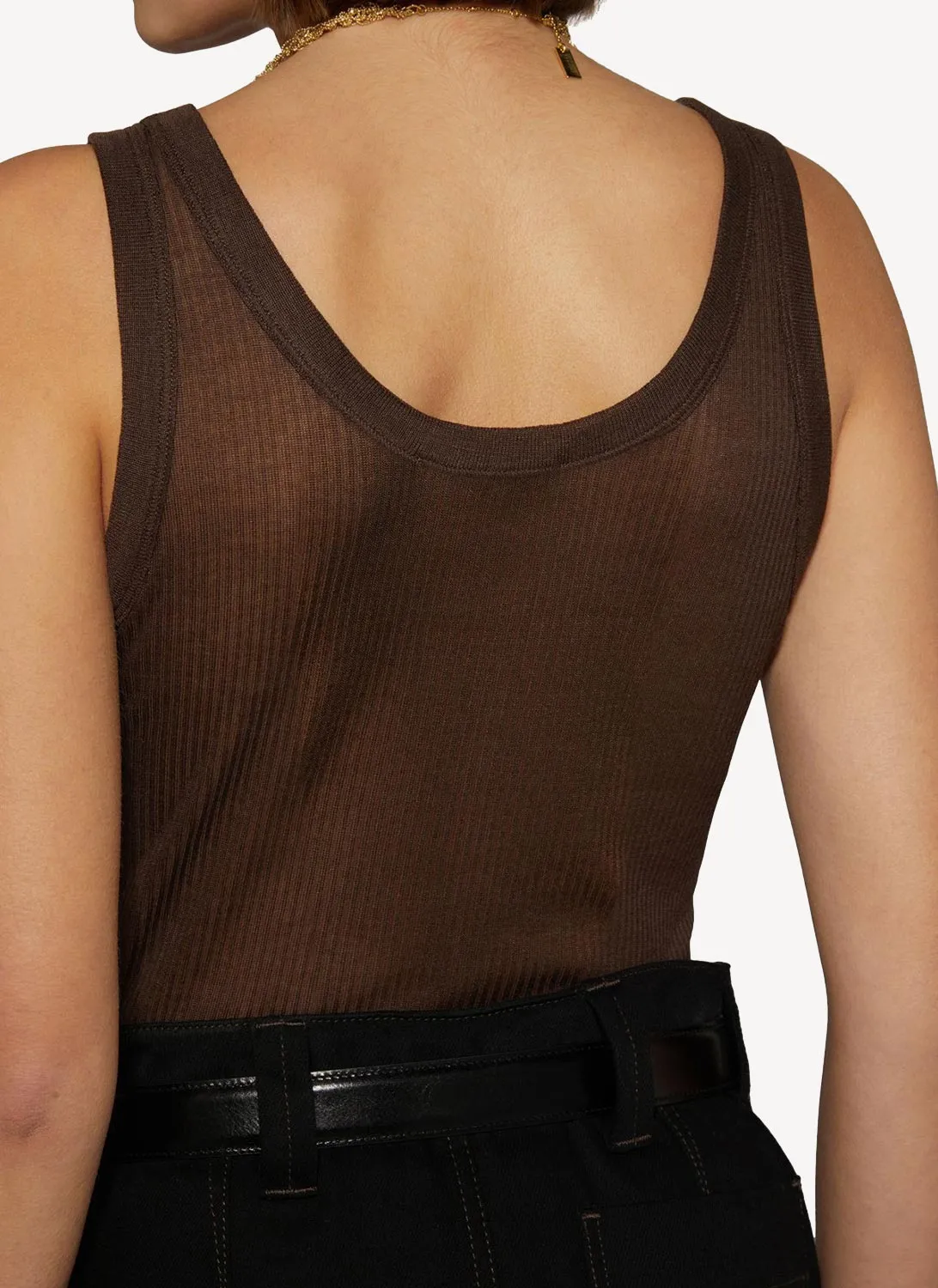 Lemaire - Top - Dark Brown - Femme