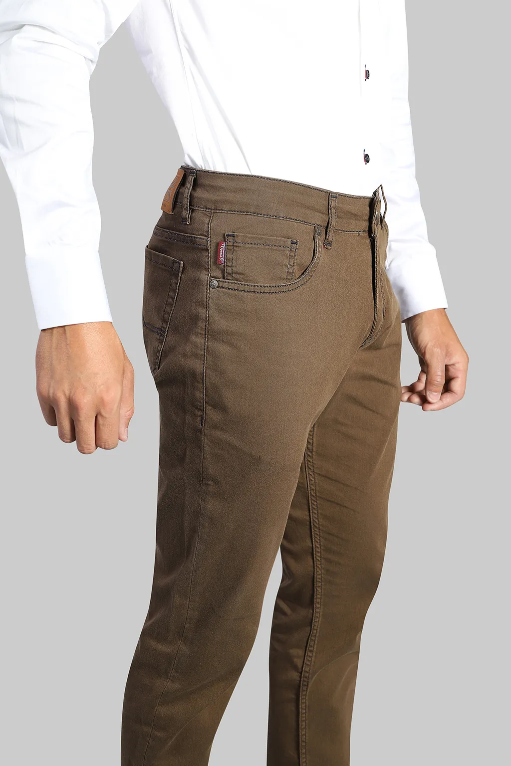 London Fit Stretch Denim Zetterburg Pant / Beige