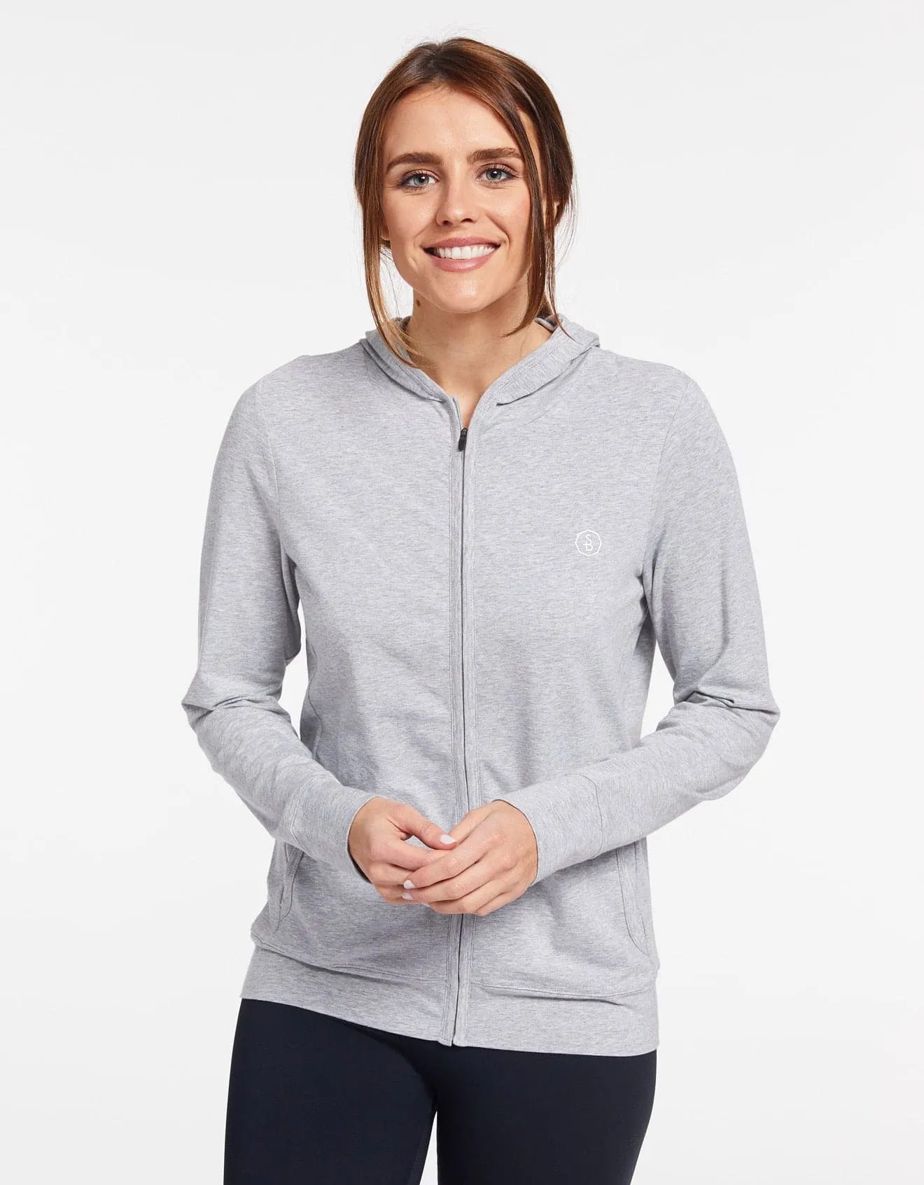 Luxe Hooded Full Zip Top UPF 50  Sensitive Collection