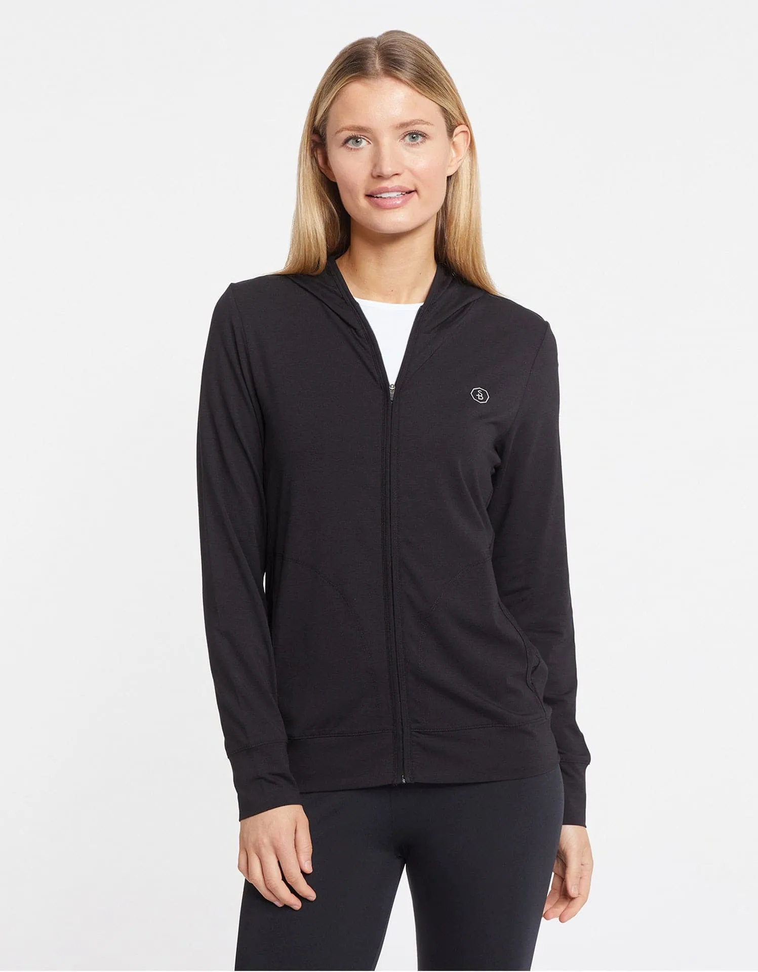 Luxe Hooded Full Zip Top UPF 50  Sensitive Collection