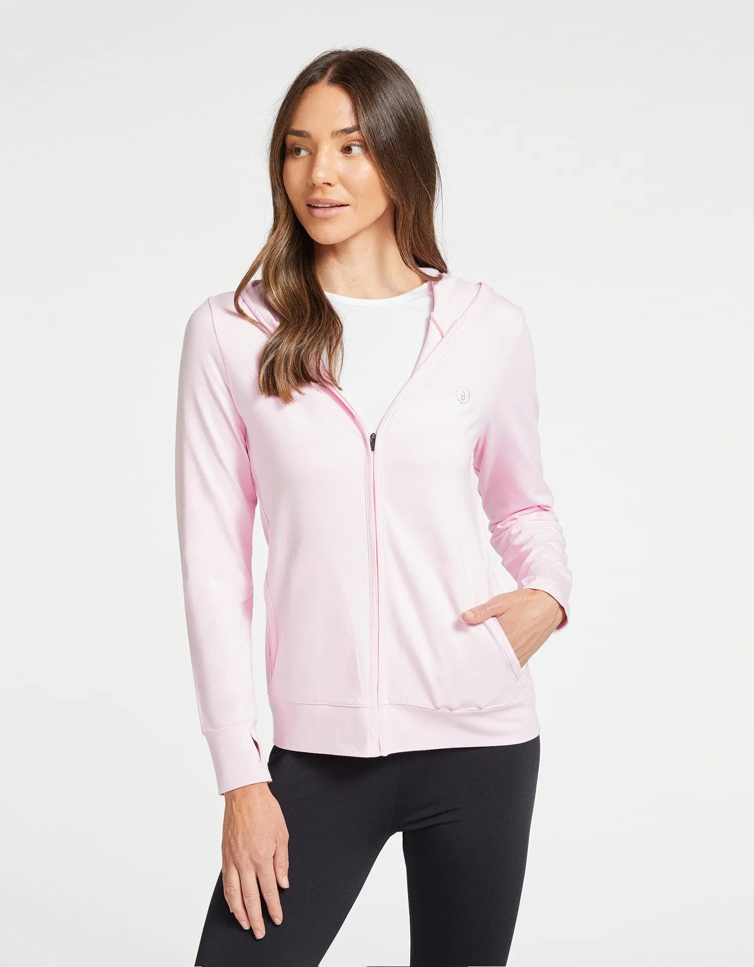 Luxe Hooded Full Zip Top UPF 50  Sensitive Collection