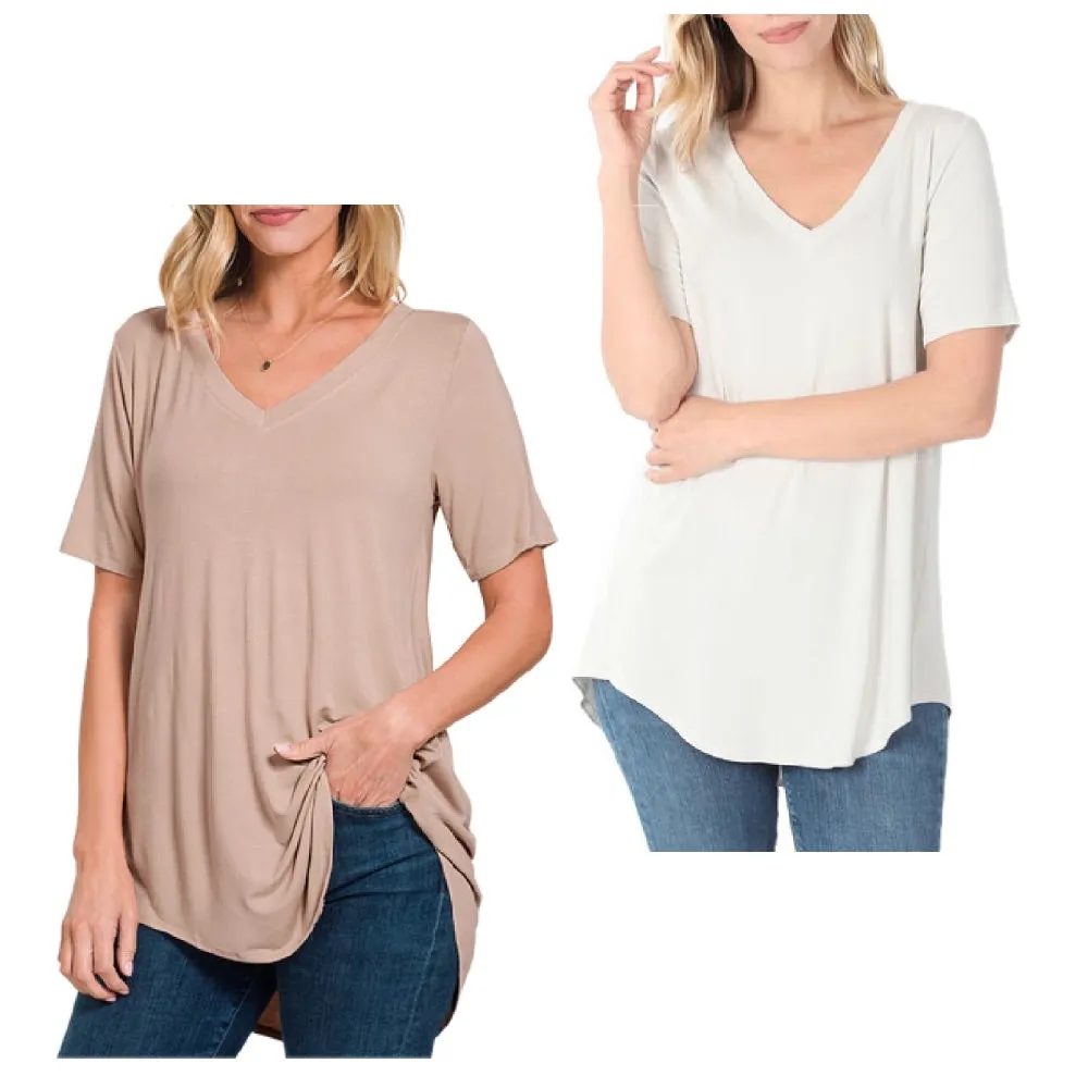 Luxe Rayon Short Sleeve