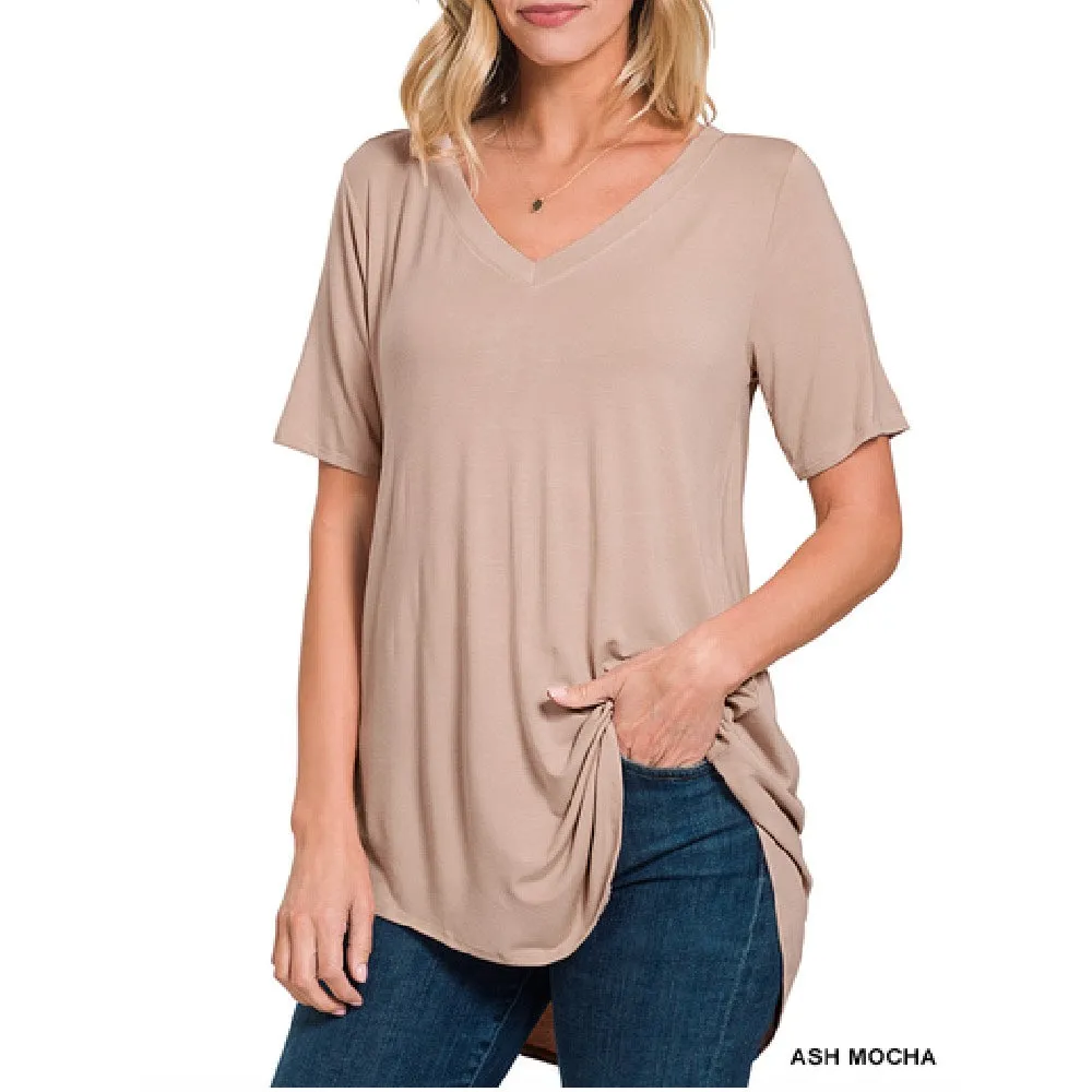 Luxe Rayon Short Sleeve