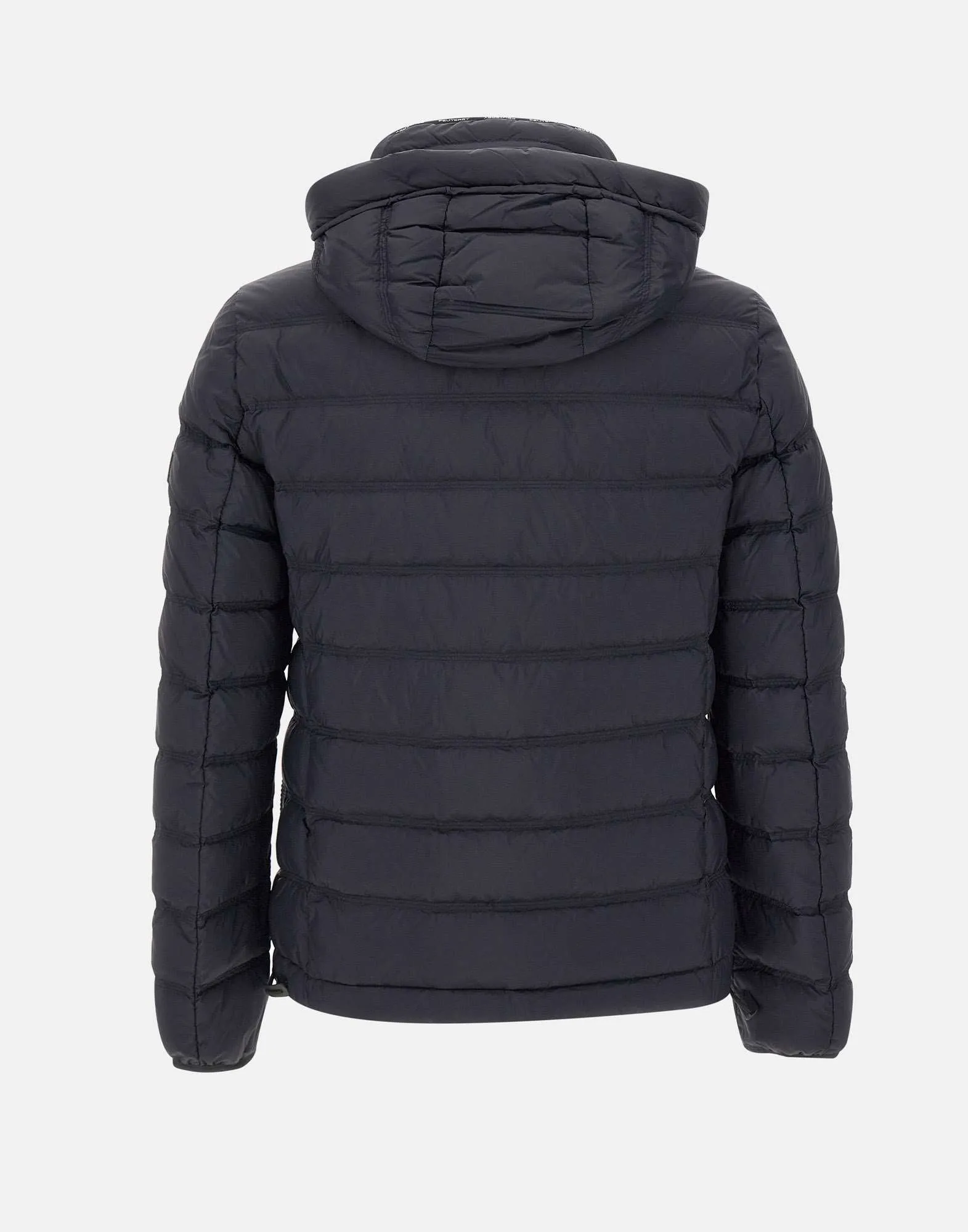 Men's Blue Down Jacket with Hood