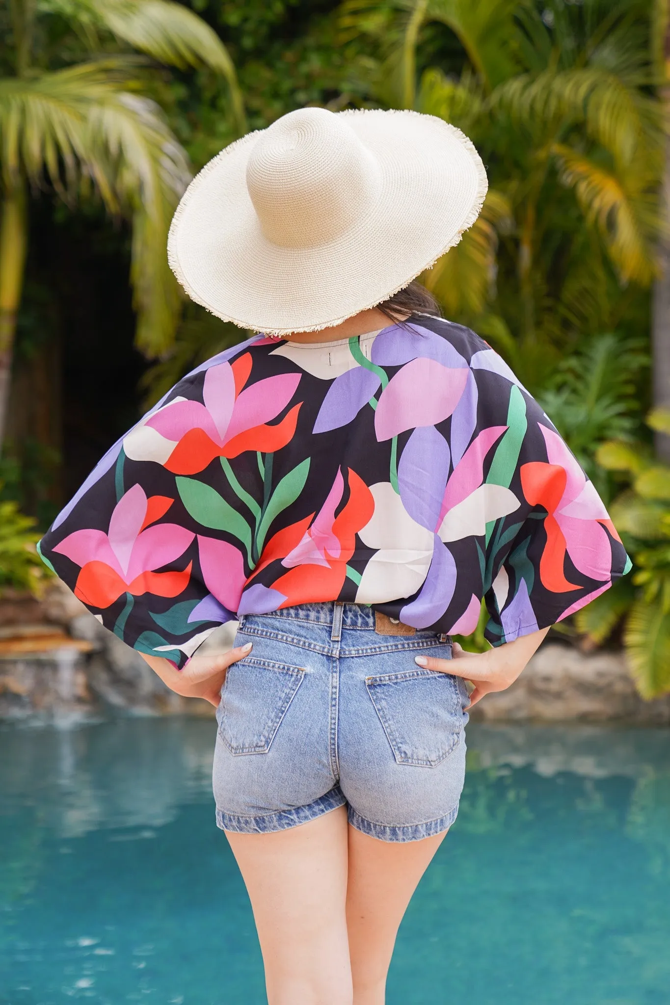 Palm Springs Kimono Top