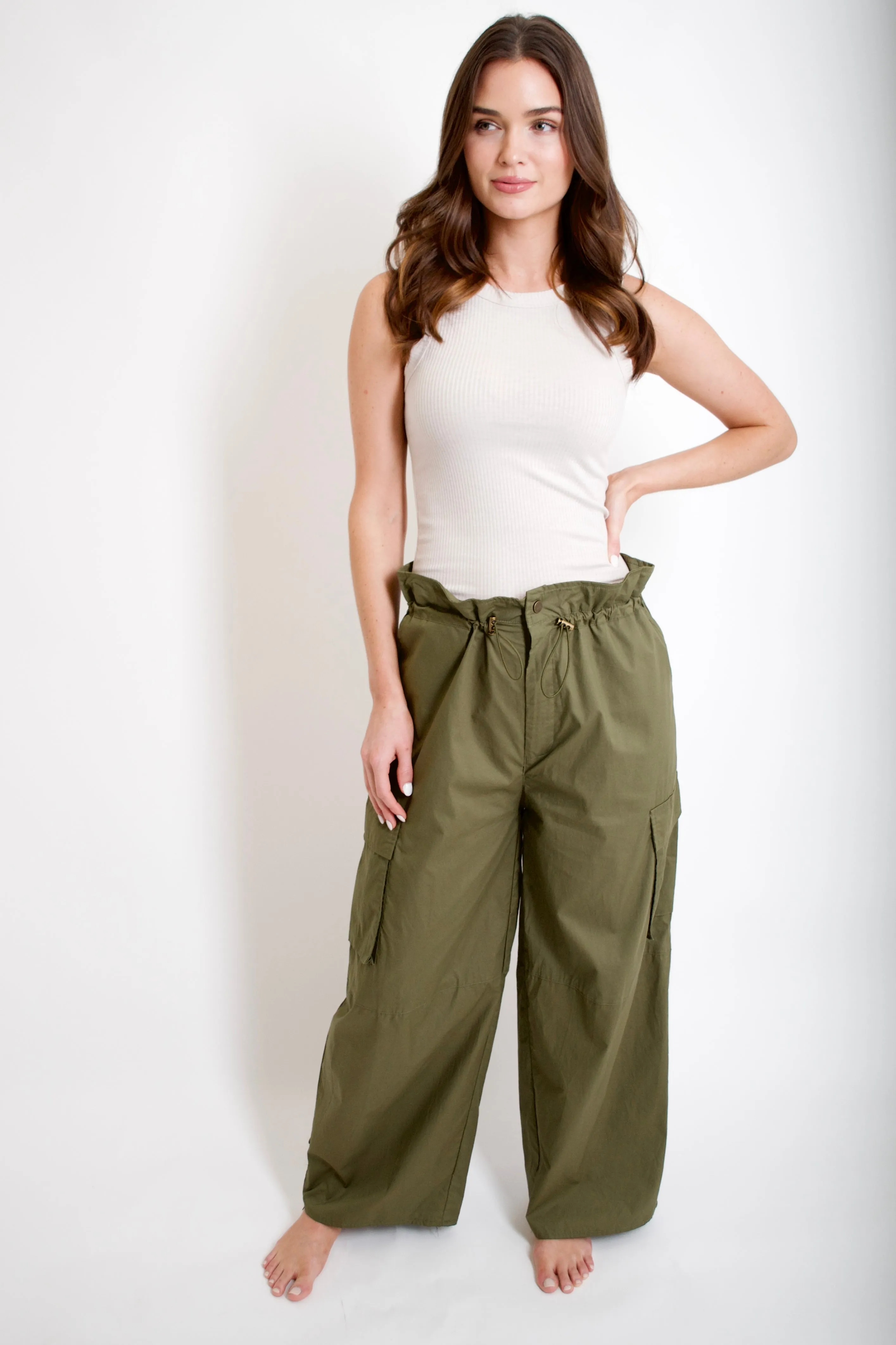 Paperbag Utility Pants