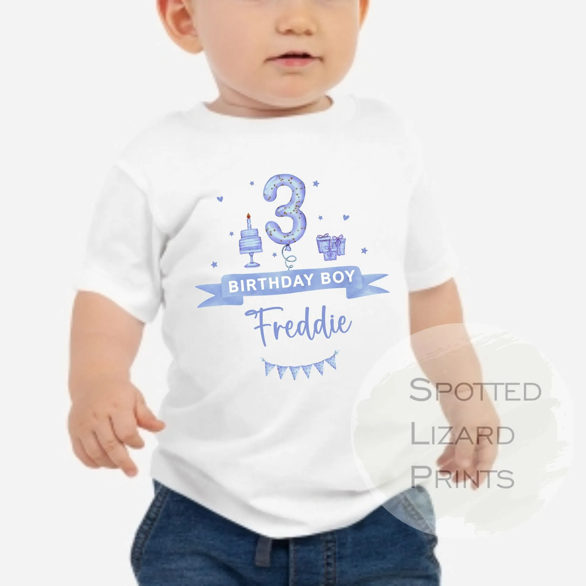 Personalised Birthday T-shirts, Birthday Keepsake T-shirt, Personalised Birthday Gift,| Number Birthday Shirt,| T-shirt, rompersuit or Vest