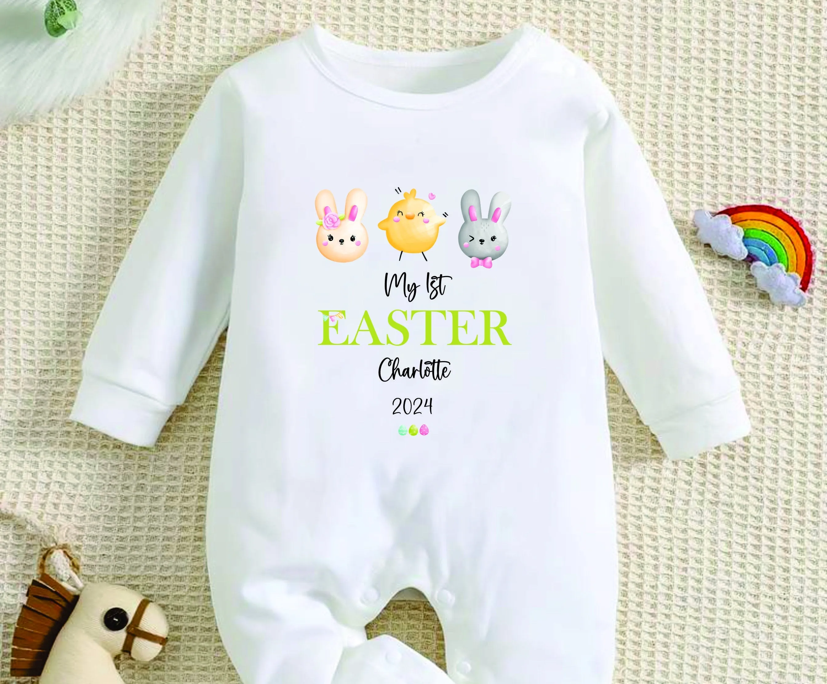 Personalised My First Easter Outfit First Easter 1st Easter - Easter