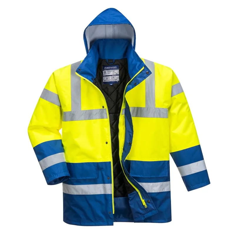 Portwest Hi Vis Contrast Traffic Jacket S466