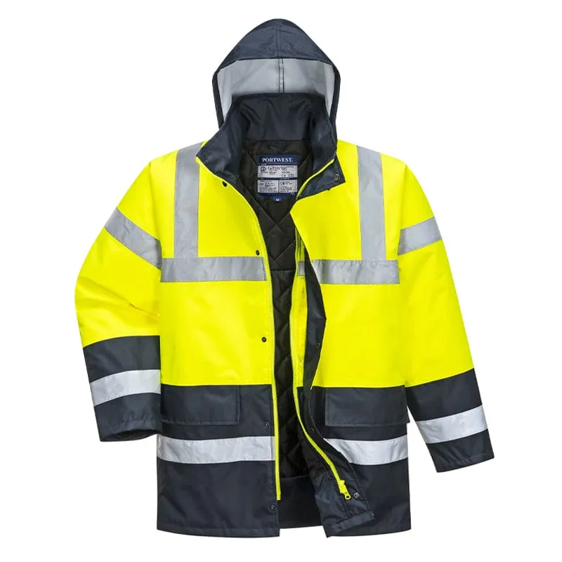 Portwest Hi Vis Contrast Traffic Jacket S466