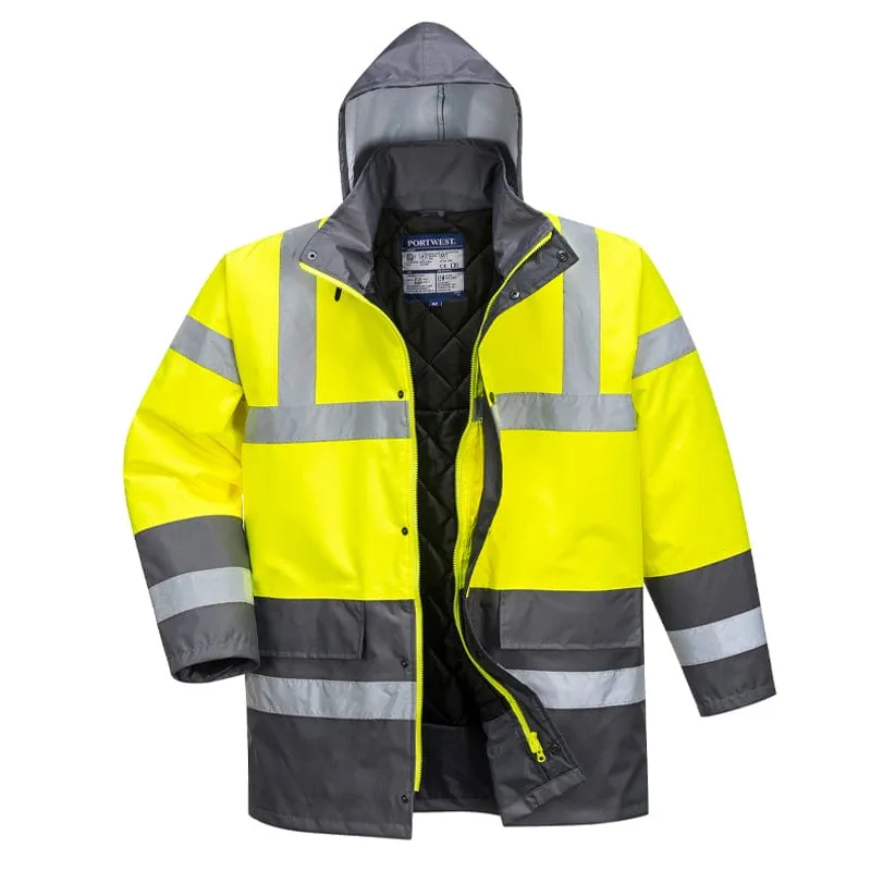 Portwest Hi Vis Contrast Traffic Jacket S466