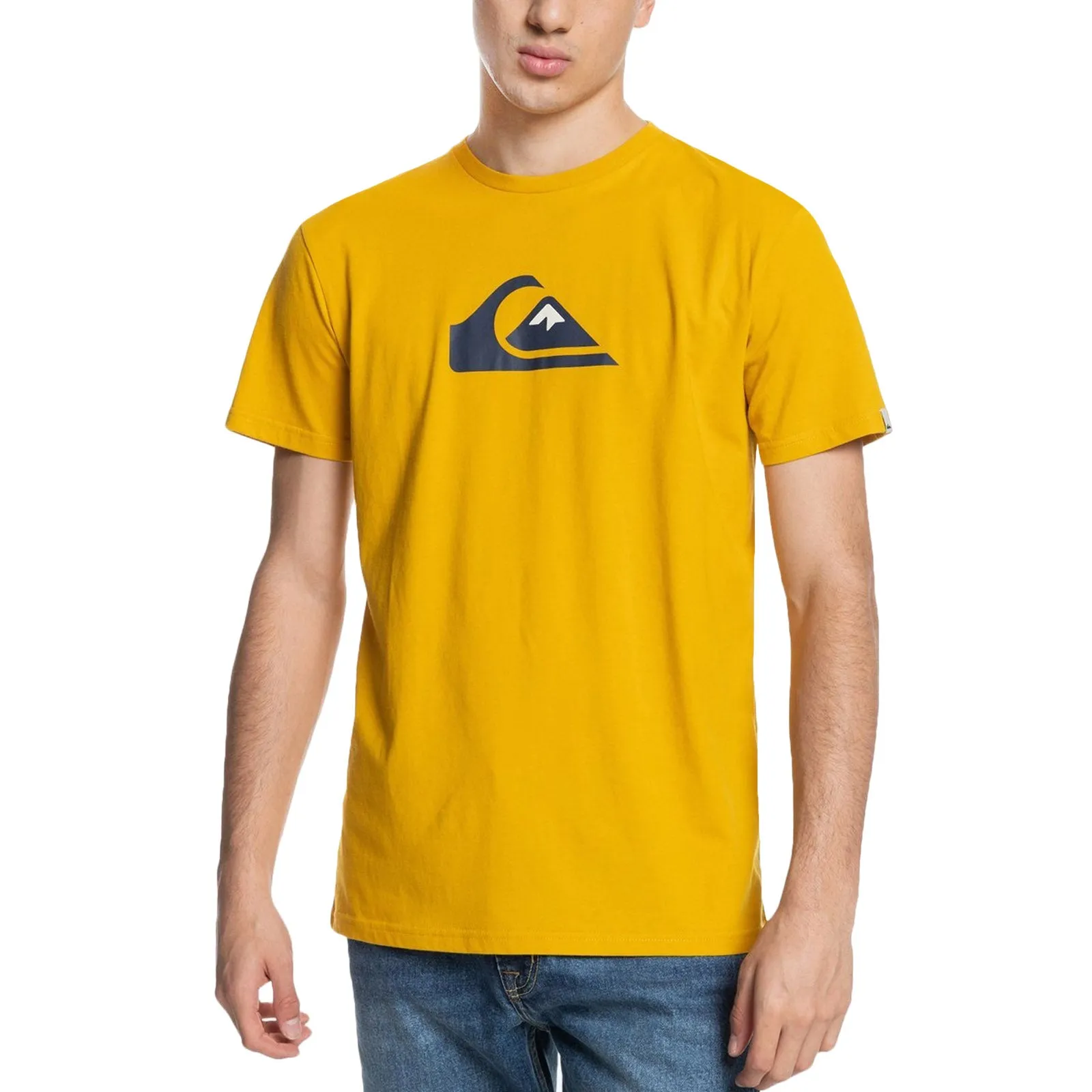 Quiksilver Mens Comp Logo Cotton T-Shirt