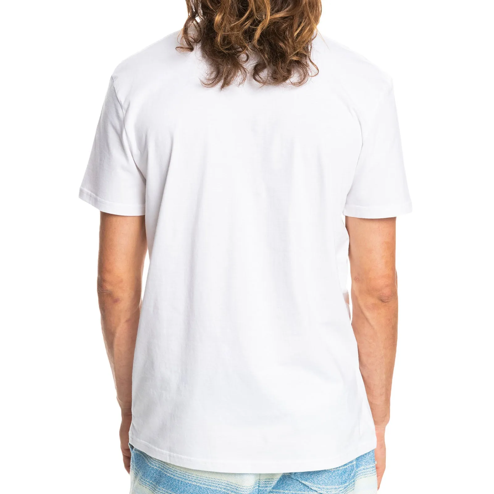 Quiksilver Mens Comp Logo Cotton T-Shirt