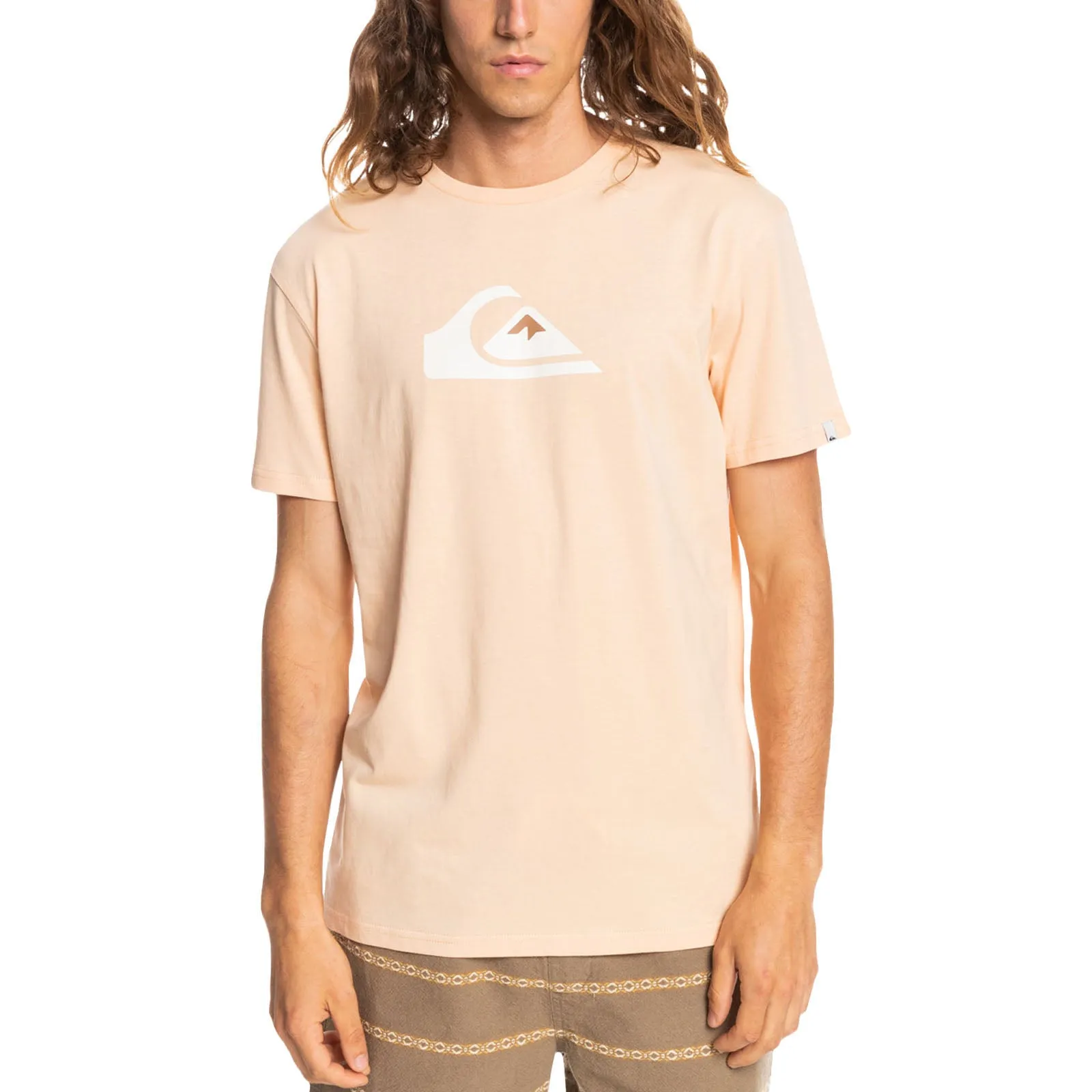 Quiksilver Mens Comp Logo Cotton T-Shirt