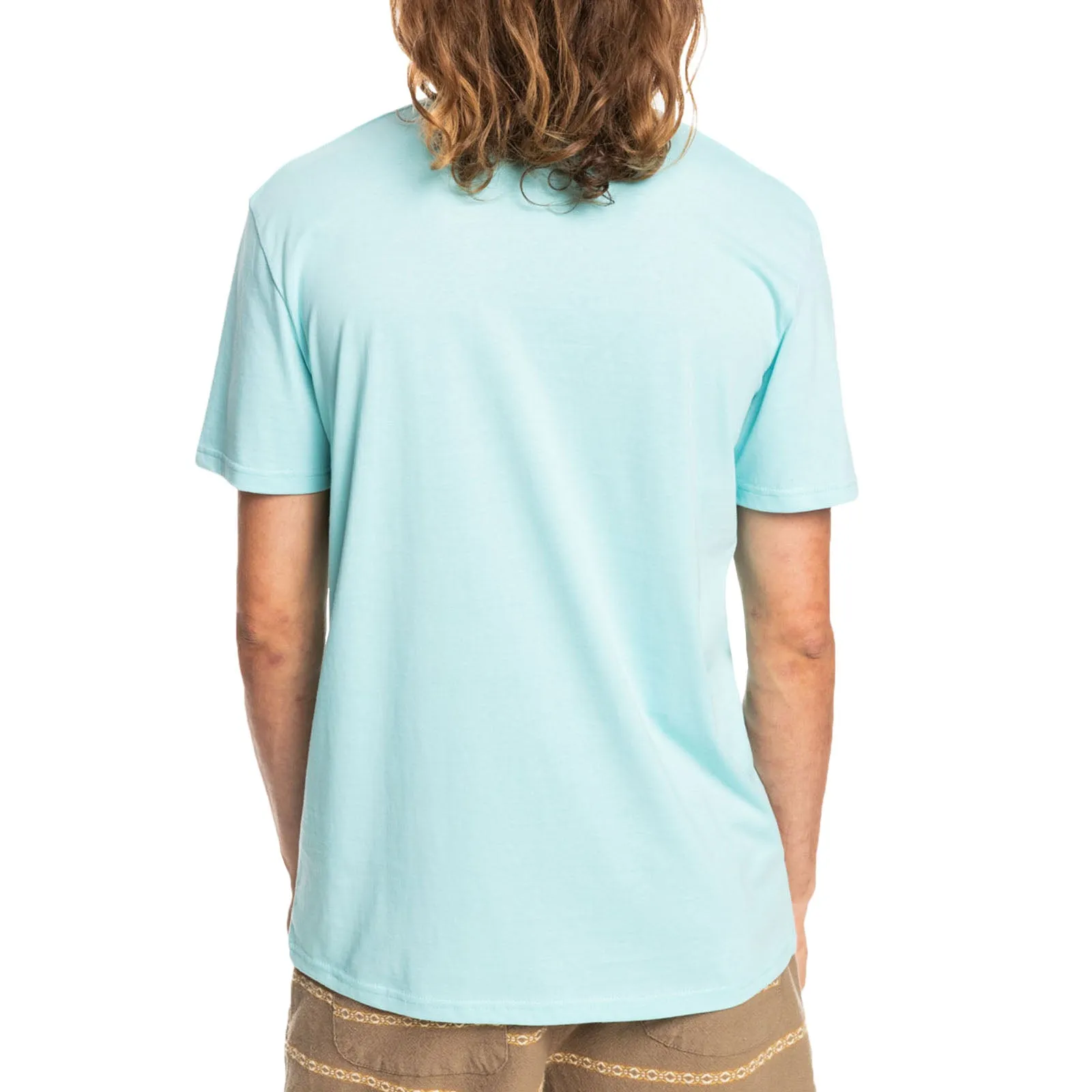 Quiksilver Mens Comp Logo Cotton T-Shirt