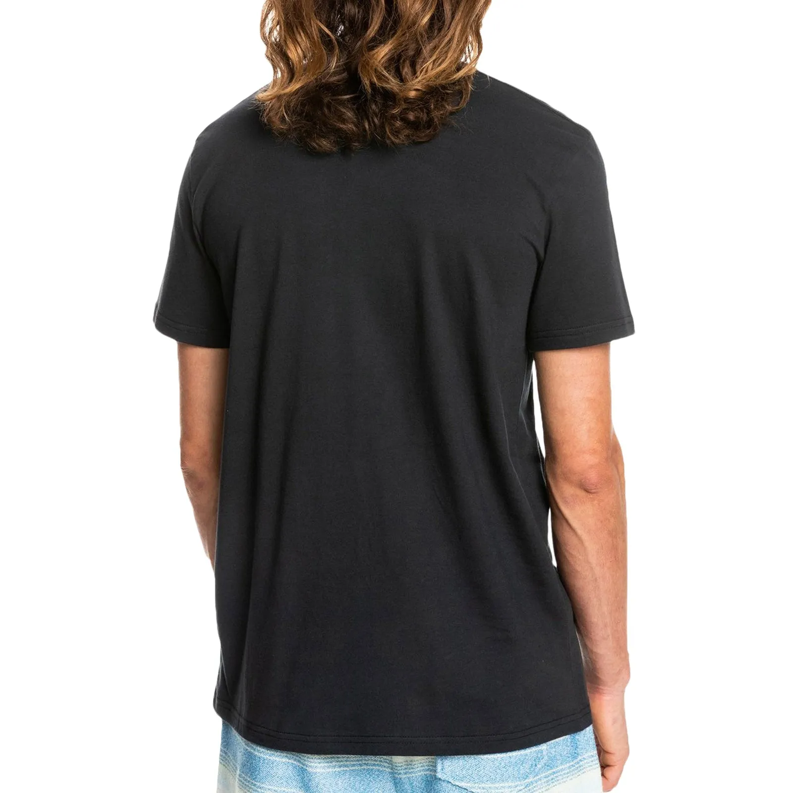 Quiksilver Mens Comp Logo Cotton T-Shirt